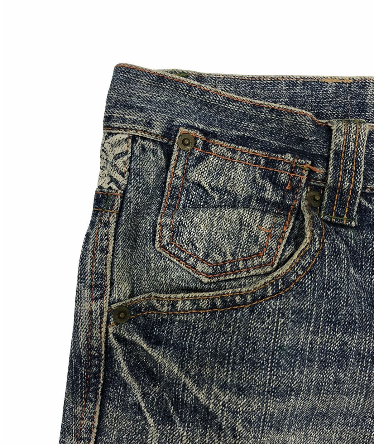 Japanese Brand VINTAGE JAPANESE TRADITIONAL JEANS X TIGER DRAGON EMBROIDED Size US 38 / EU 54 - 7 Thumbnail
