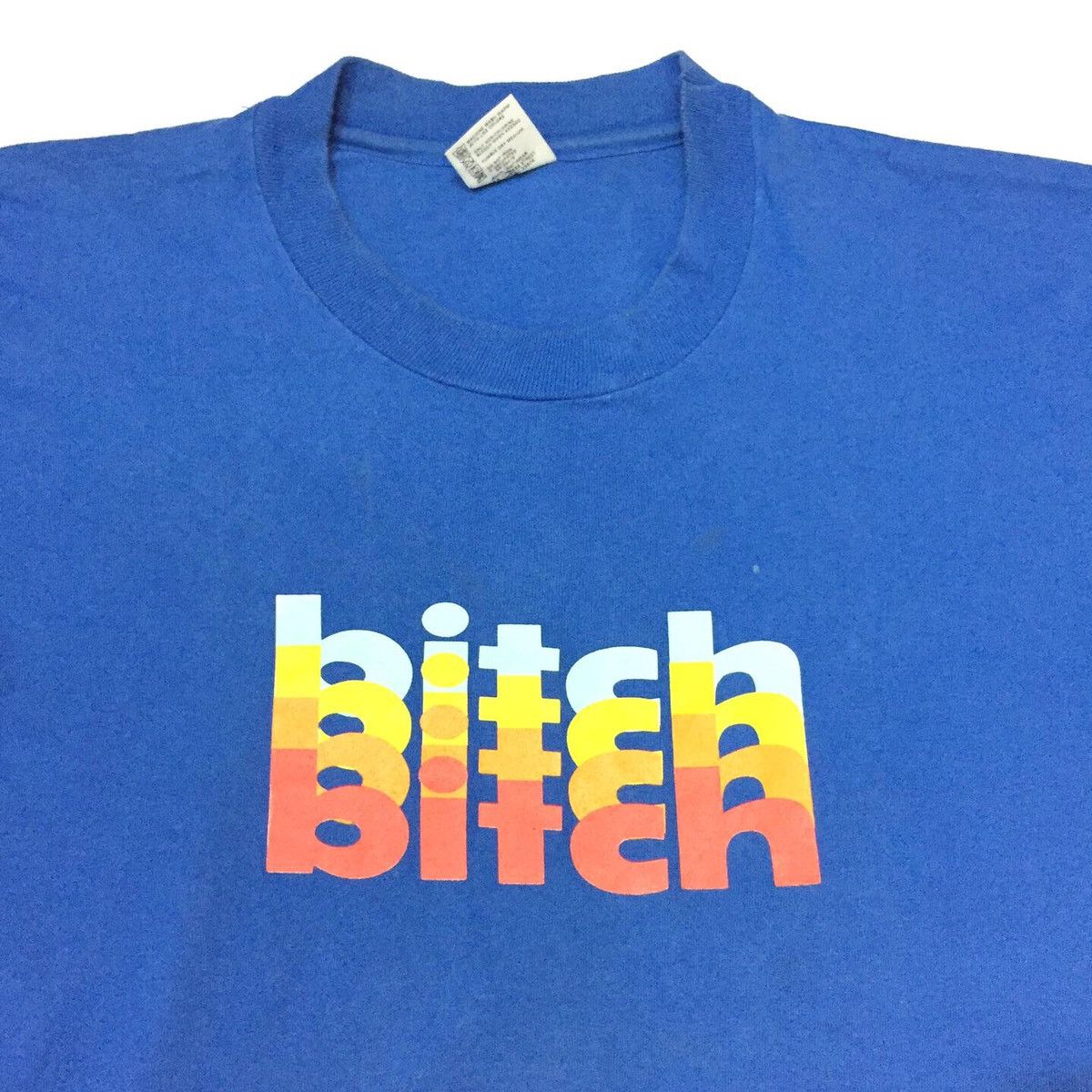 Girl Skateboards × Vintage Vintage 90s BITCH SKATEBOARDS Tee Size US M / EU 48-50 / 2 - 3 Thumbnail