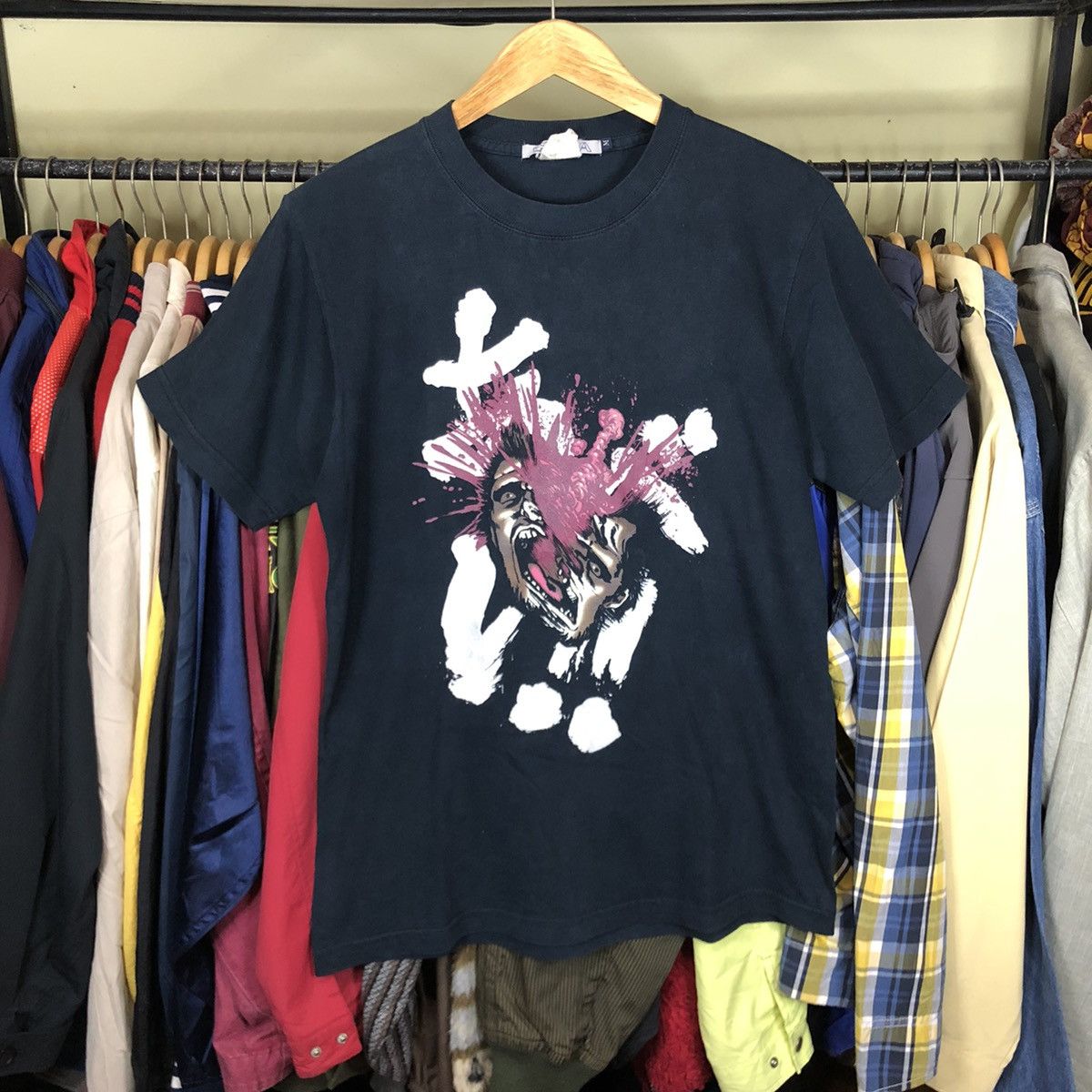 Anime Rare Graphic Fist The North Star Hokuto No Ken Raoh Cospa Size US M / EU 48-50 / 2 - 1 Thumbnail