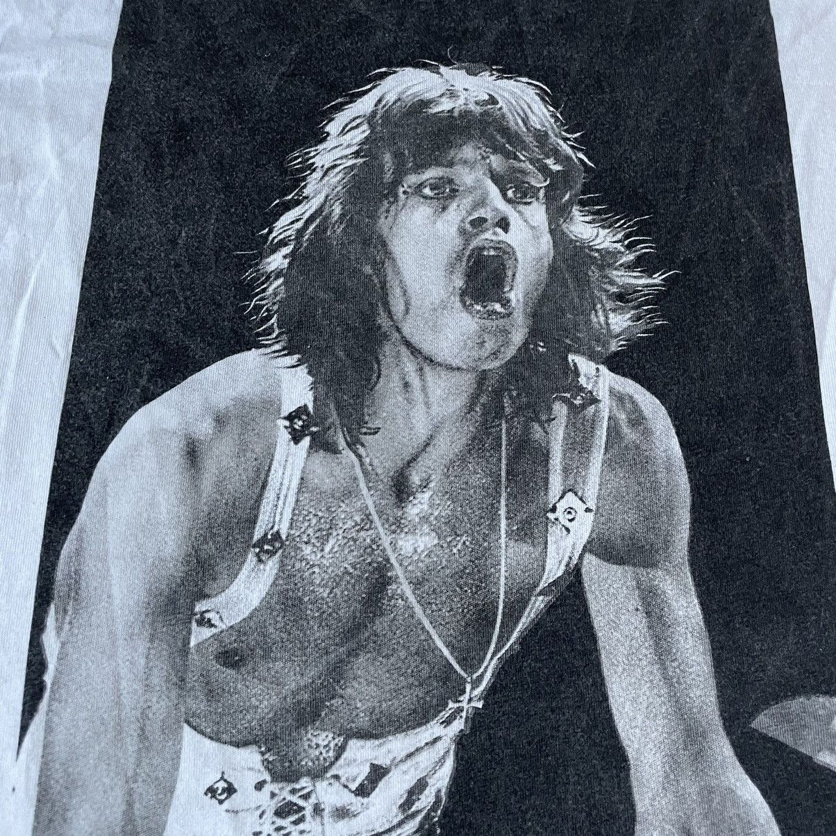 Band Tees Vintage Y2K MICK JAGGER FACE ROLLING STONES M Size US M / EU 48-50 / 2 - 6 Thumbnail