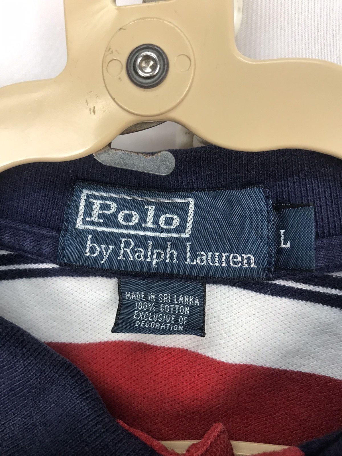 Polo Ralph Lauren Polo Ralph Lauren stripe croptop polos shirt Size US L / EU 52-54 / 3 - 3 Thumbnail