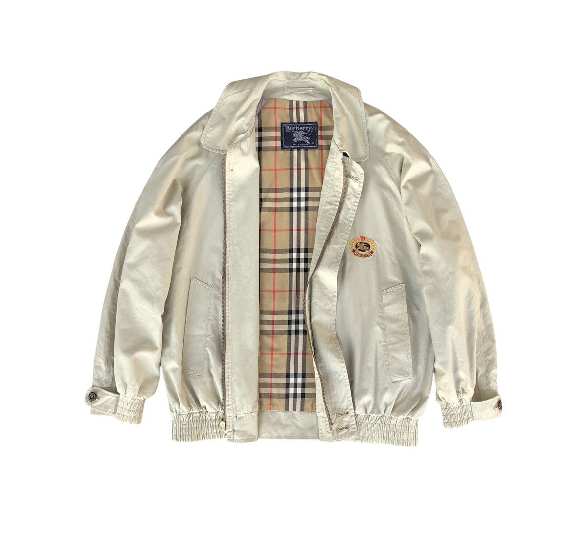 Burberry Vintage Burberrys Prorsum Lined Novacheck Bomber Jacket Size US S / EU 44-46 / 1 - 8 Thumbnail