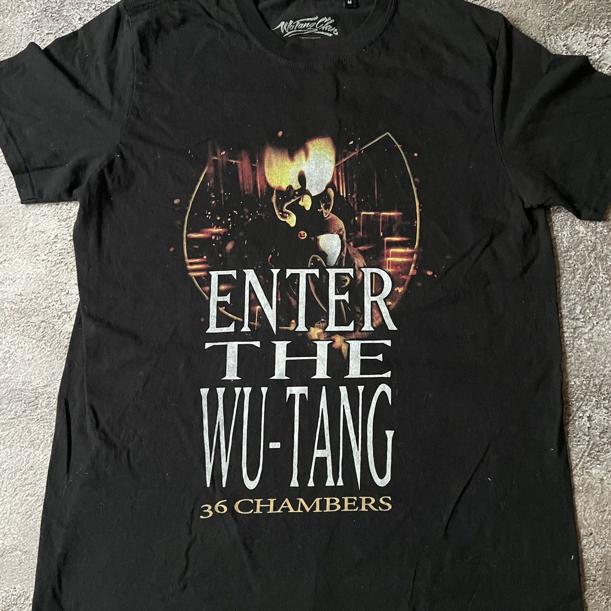 Vintage Y2K Logo Tee 90s Wu Tang Clan ENTER 2Pac M