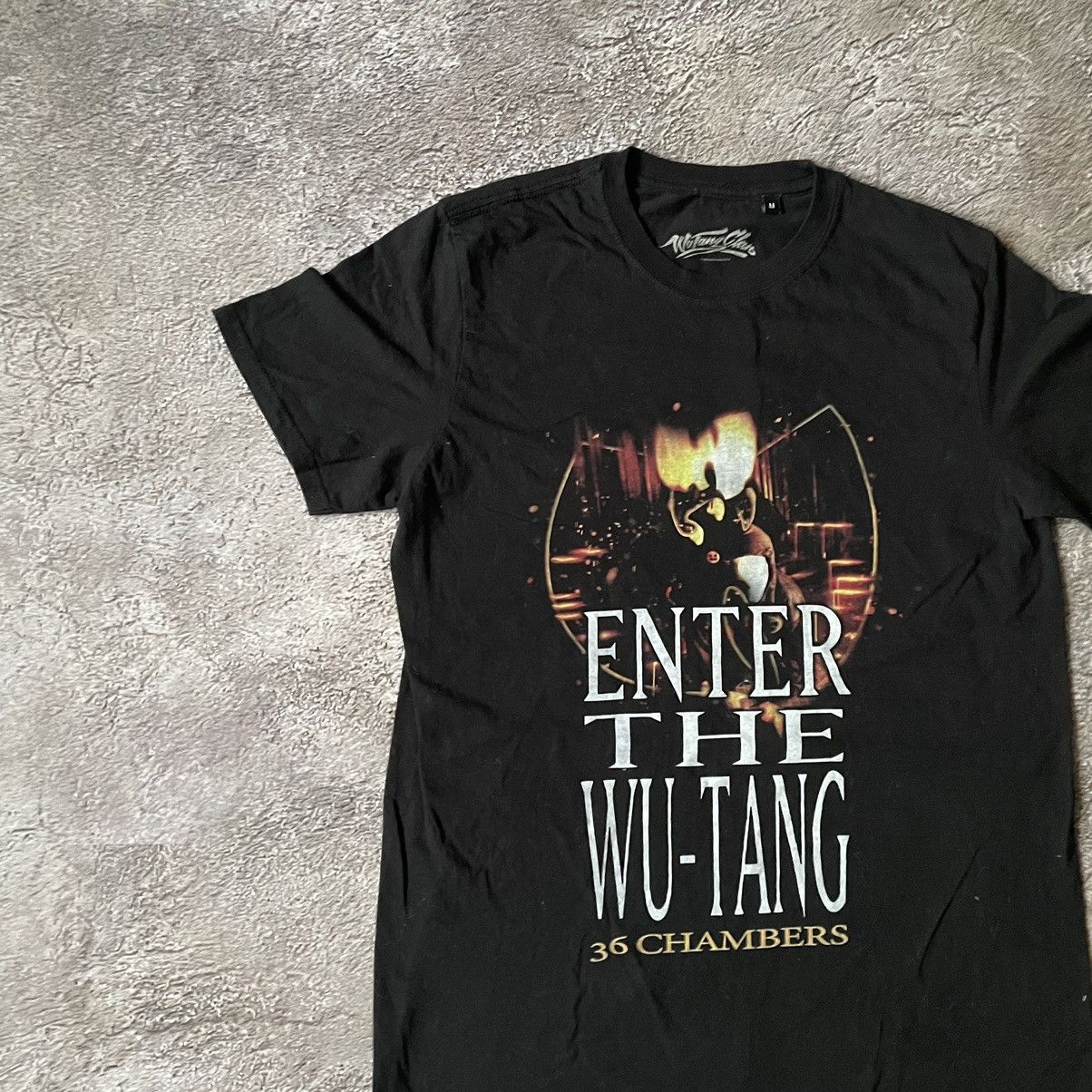 Vintage Y2K Logo Tee 90s Wu Tang Clan ENTER 2Pac M