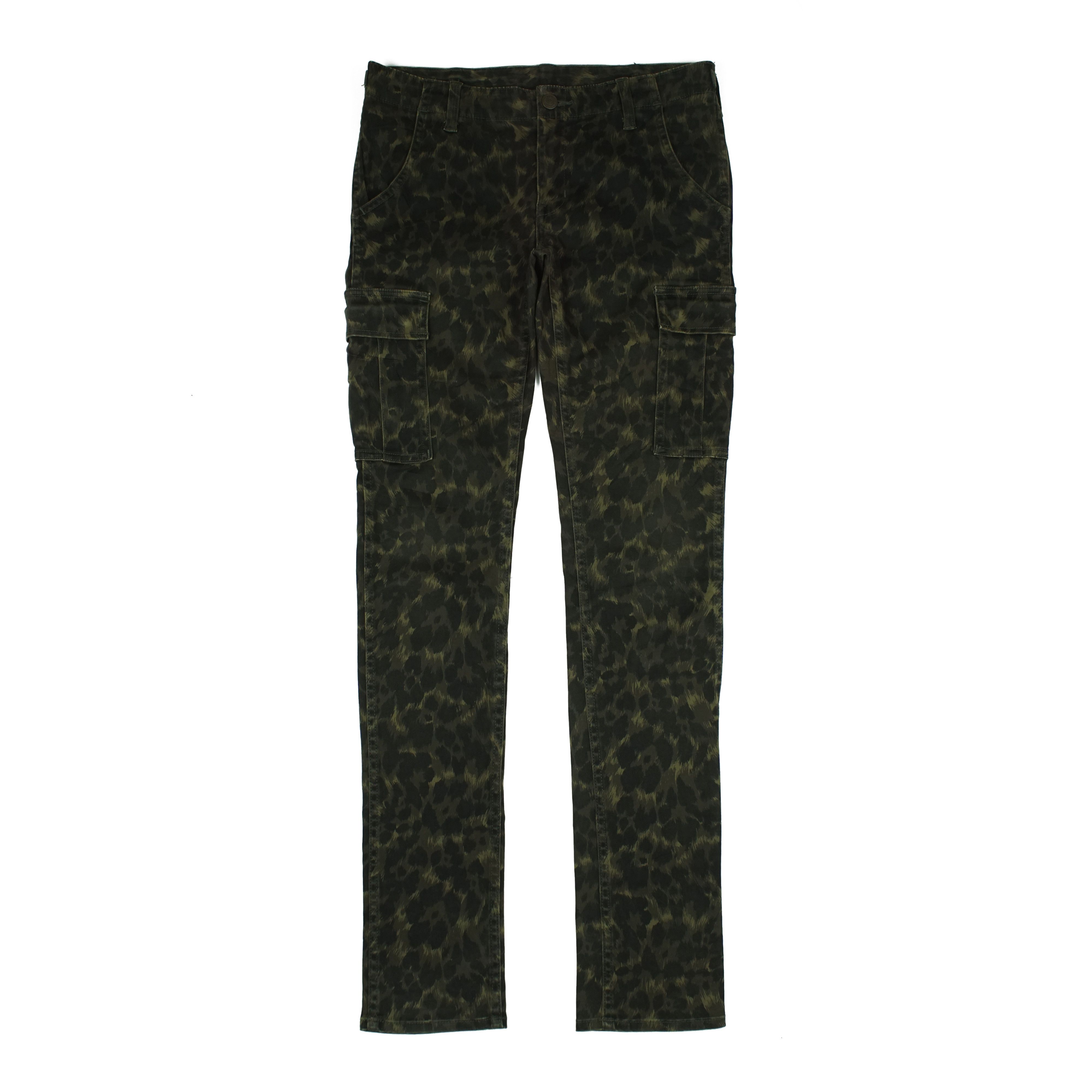 image of Hysteric Glamour Skinny Leopard Cargo Pants, Women's (Size 28)