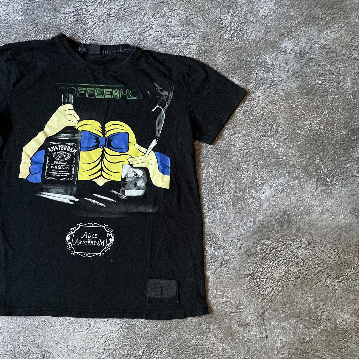 Vintage Y2K Graphic Tee Sun Faded Streetwear Skate Aesthetic Black M Size US M / EU 48-50 / 2 - 3 Thumbnail