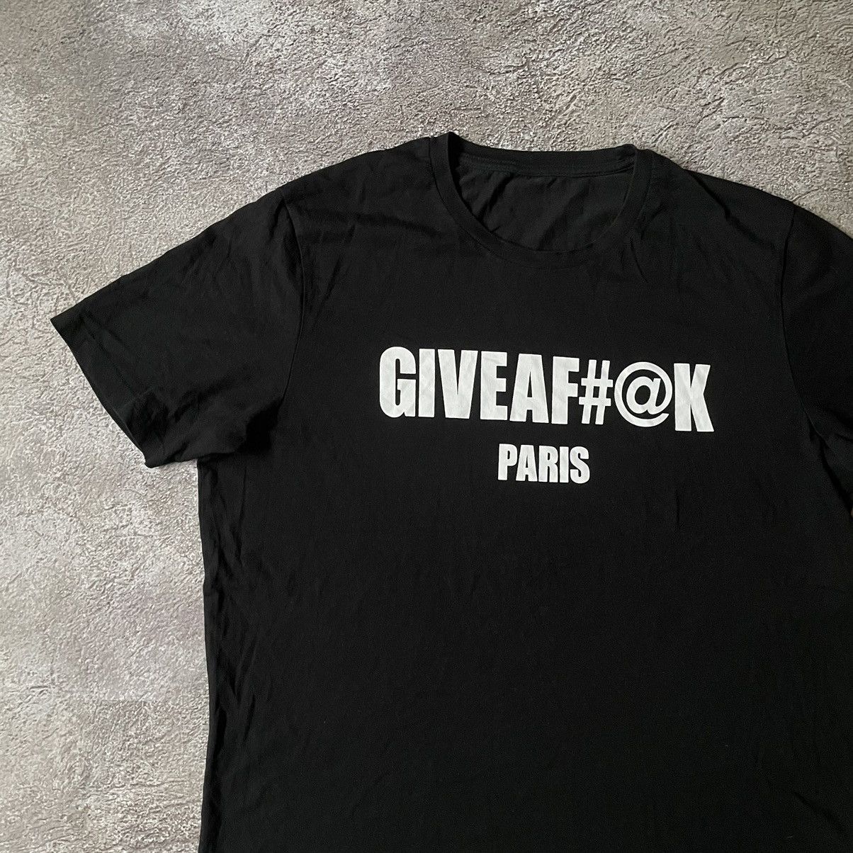 Vintage Vintage Y2K Giveafuck Paris Graphic Tee Streetwear Boxy XL Size US XL / EU 56 / 4 - 4 Thumbnail