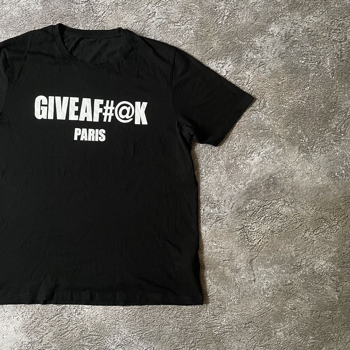 Vintage Vintage Y2K Giveafuck Paris Graphic Tee Streetwear Boxy XL Size US XL / EU 56 / 4 - 3 Thumbnail