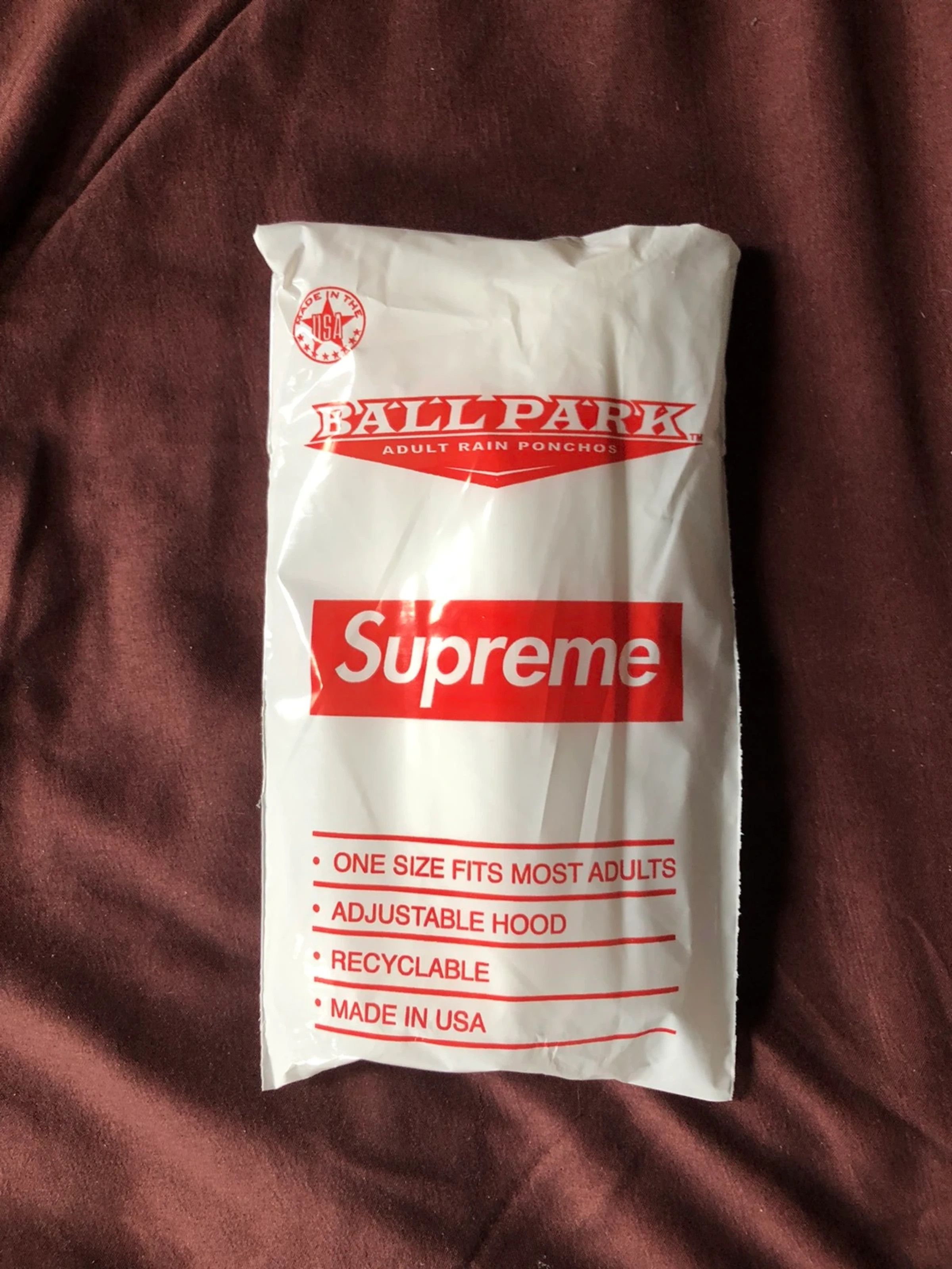 Supreme Ballpark Poncho Size ONE SIZE - 1 Thumbnail