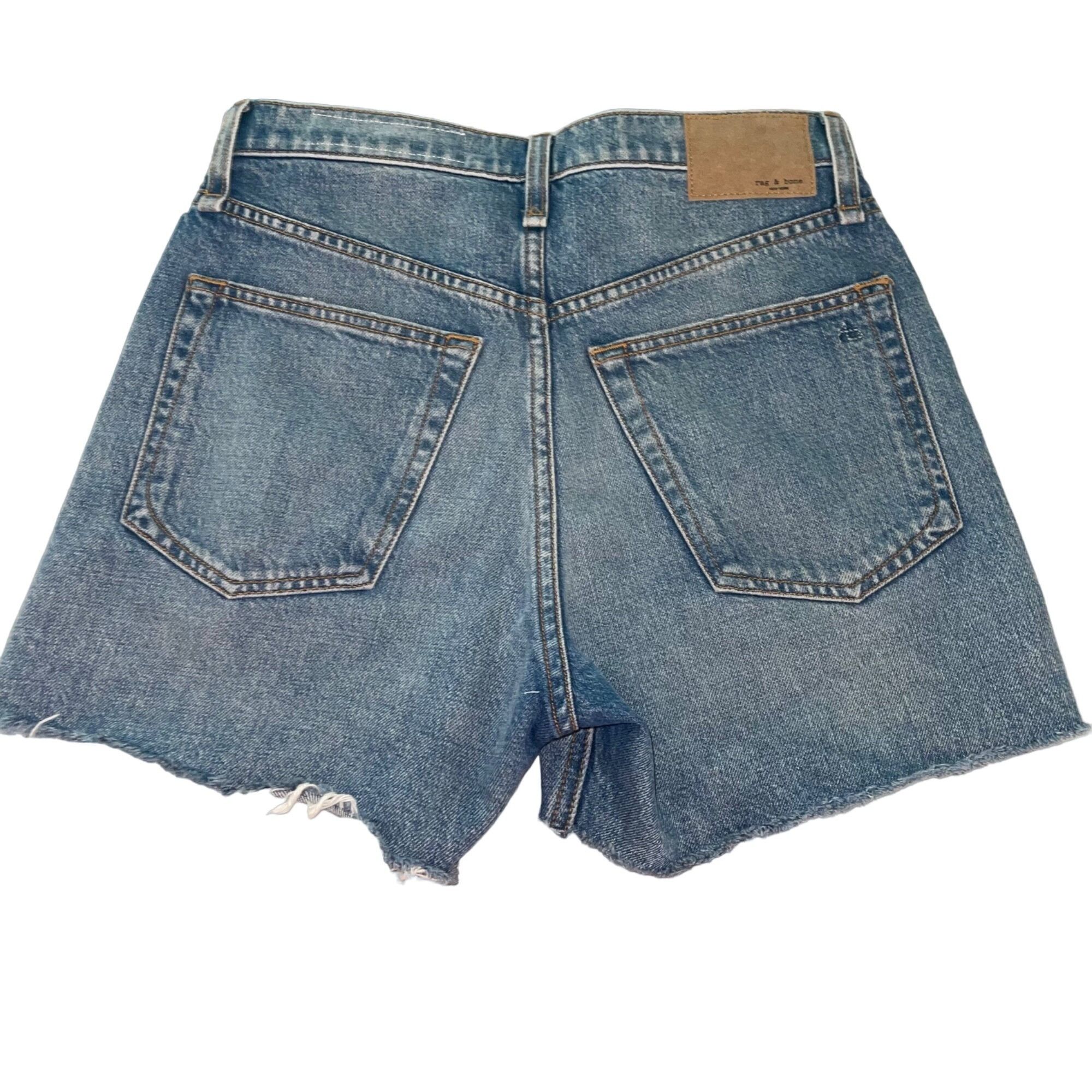 Rag Bone Vintage High Rise Cut Off Shorts Size 25