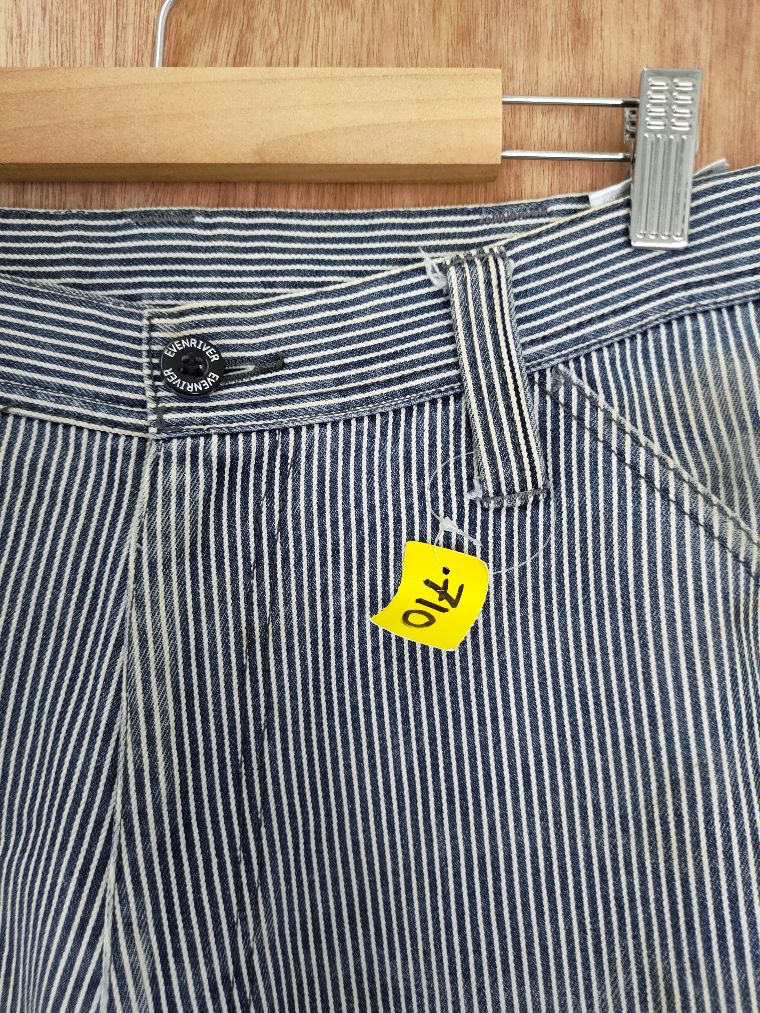 Japanese Brand DLL Evenriver stripe faded ripped thrasher cargo pants#710 Size US 30 / EU 46 - 6 Thumbnail