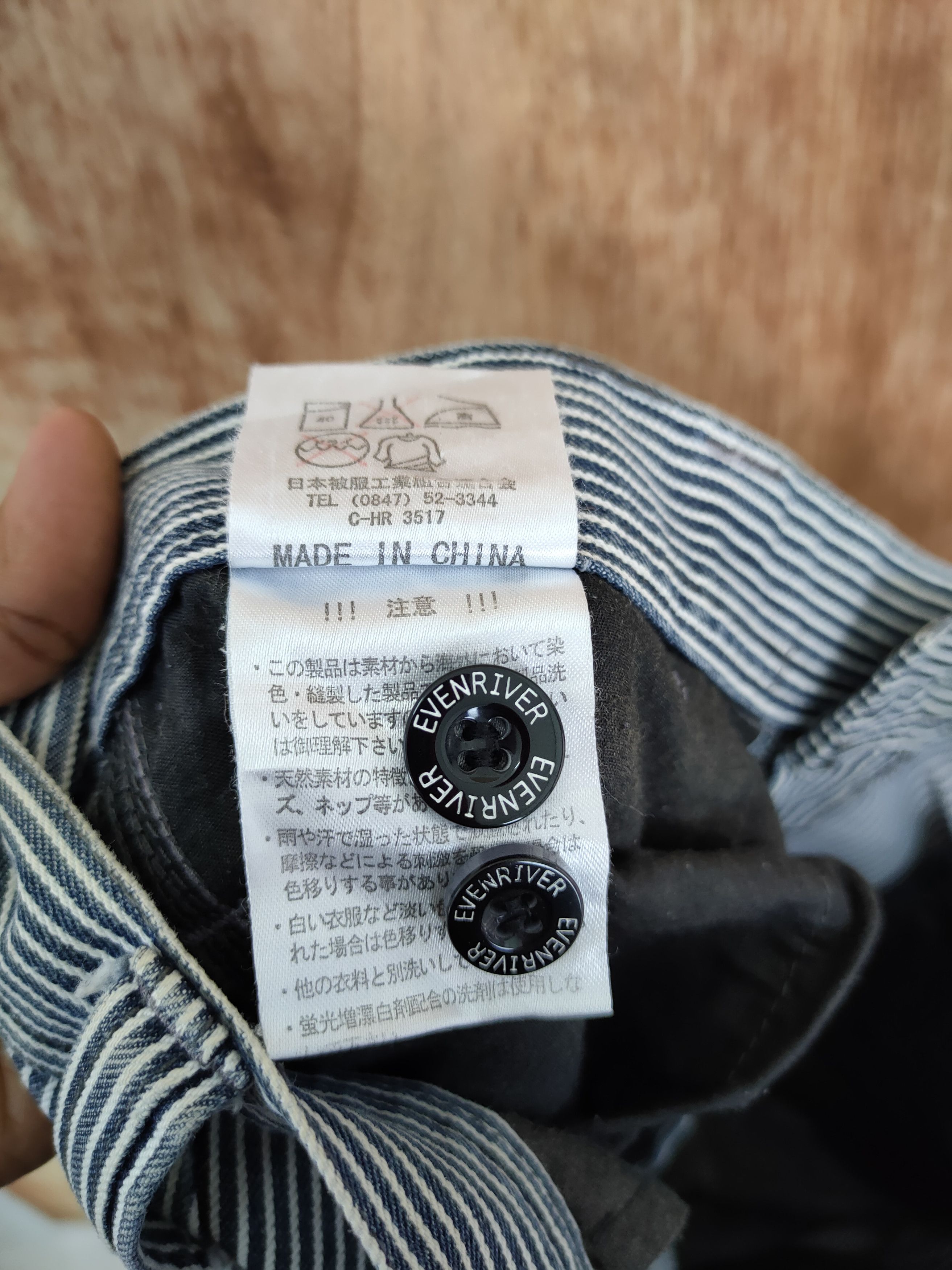Japanese Brand DLL Evenriver stripe faded ripped thrasher cargo pants#710 Size US 30 / EU 46 - 12 Thumbnail