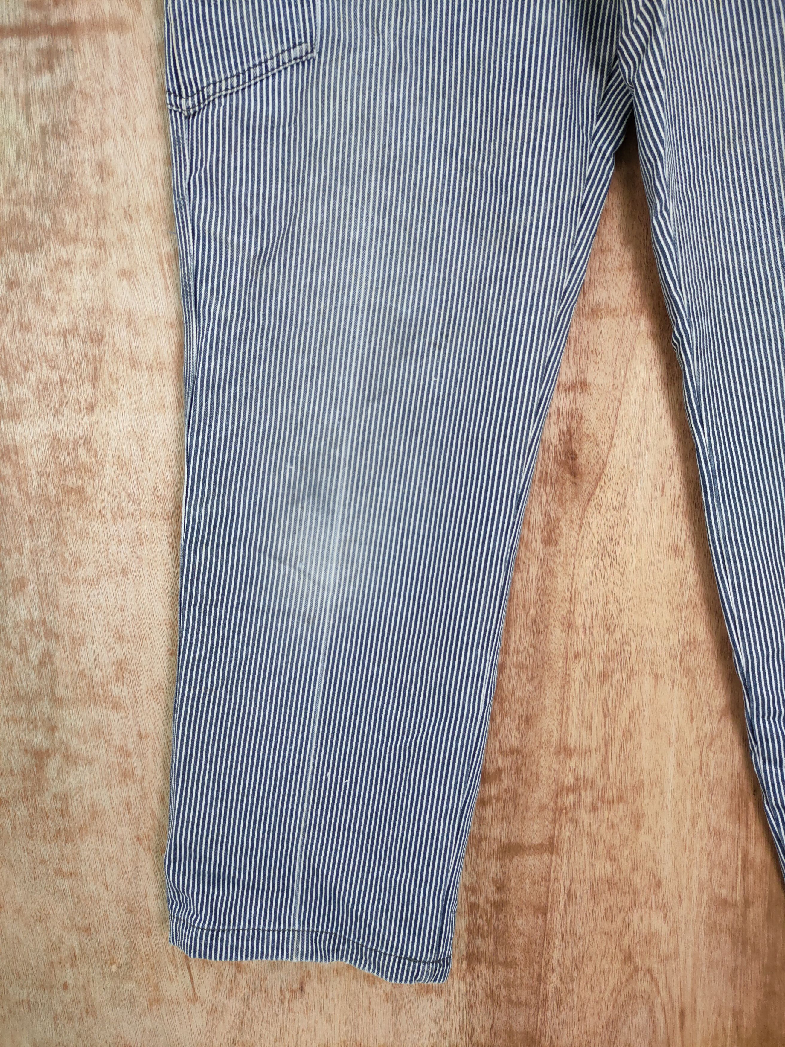 Japanese Brand DLL Evenriver stripe faded ripped thrasher cargo pants#710 Size US 30 / EU 46 - 2 Thumbnail