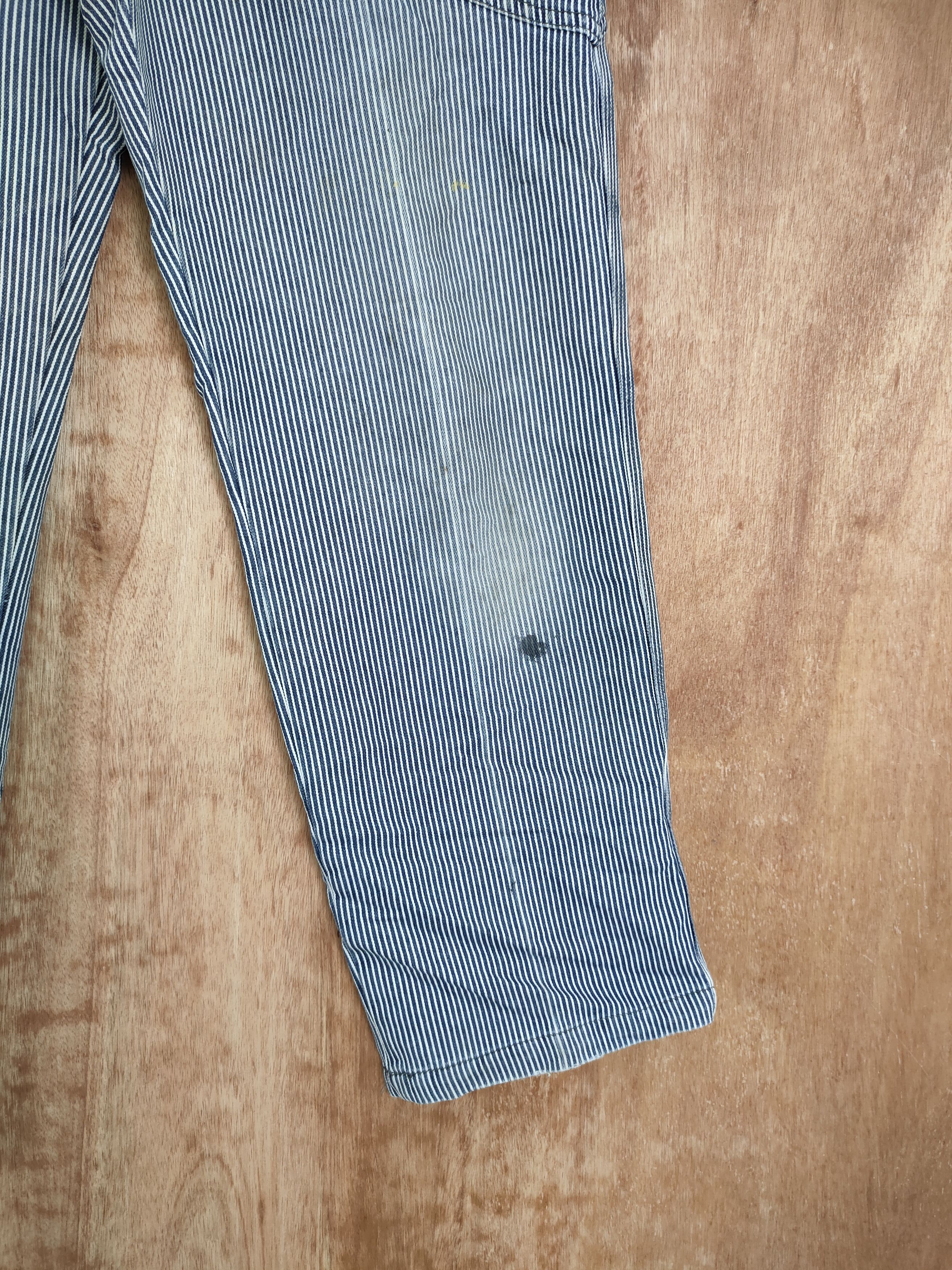 Japanese Brand DLL Evenriver stripe faded ripped thrasher cargo pants#710 Size US 30 / EU 46 - 3 Thumbnail