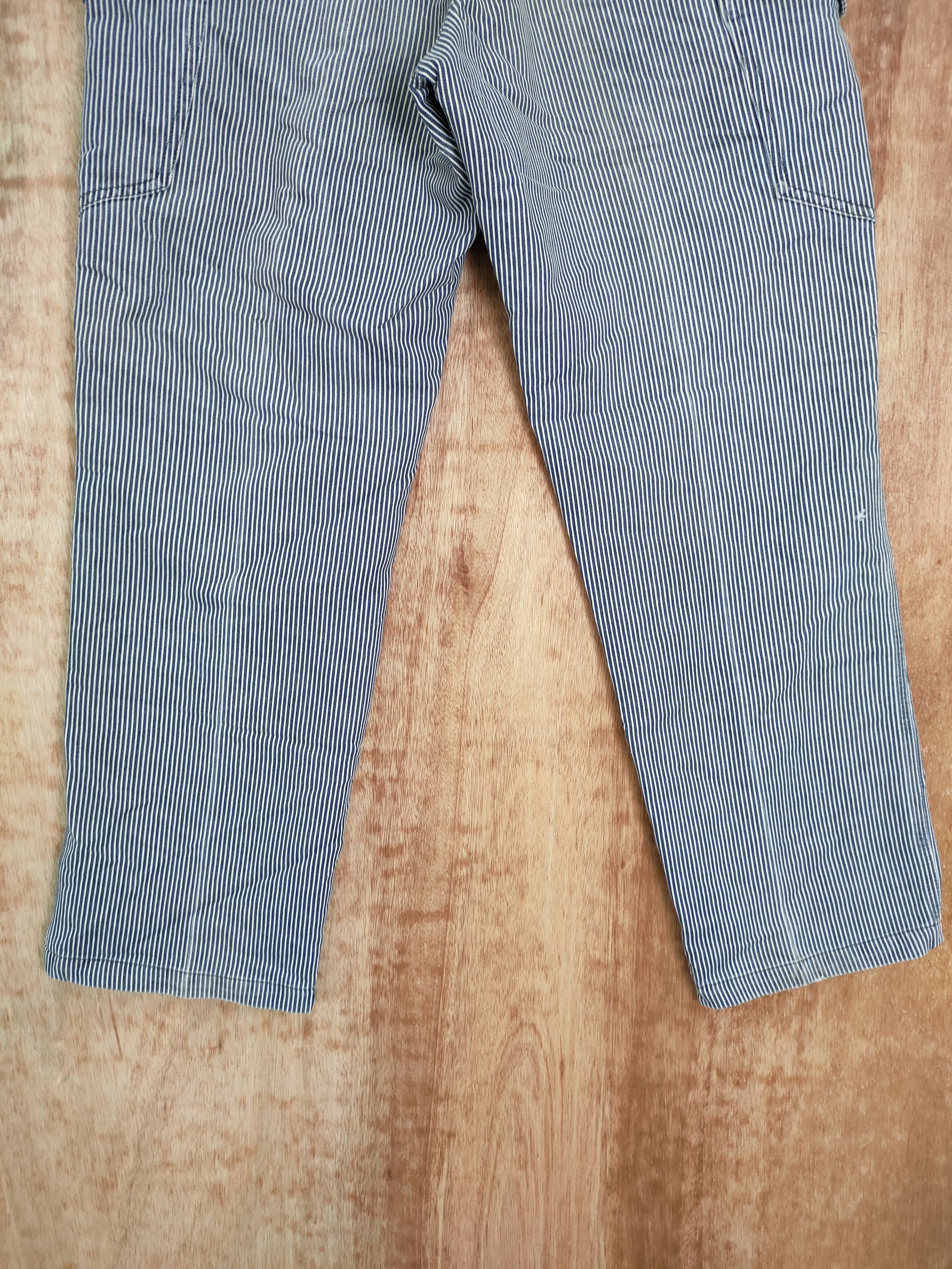 Japanese Brand DLL Evenriver stripe faded ripped thrasher cargo pants#710 Size US 30 / EU 46 - 8 Thumbnail