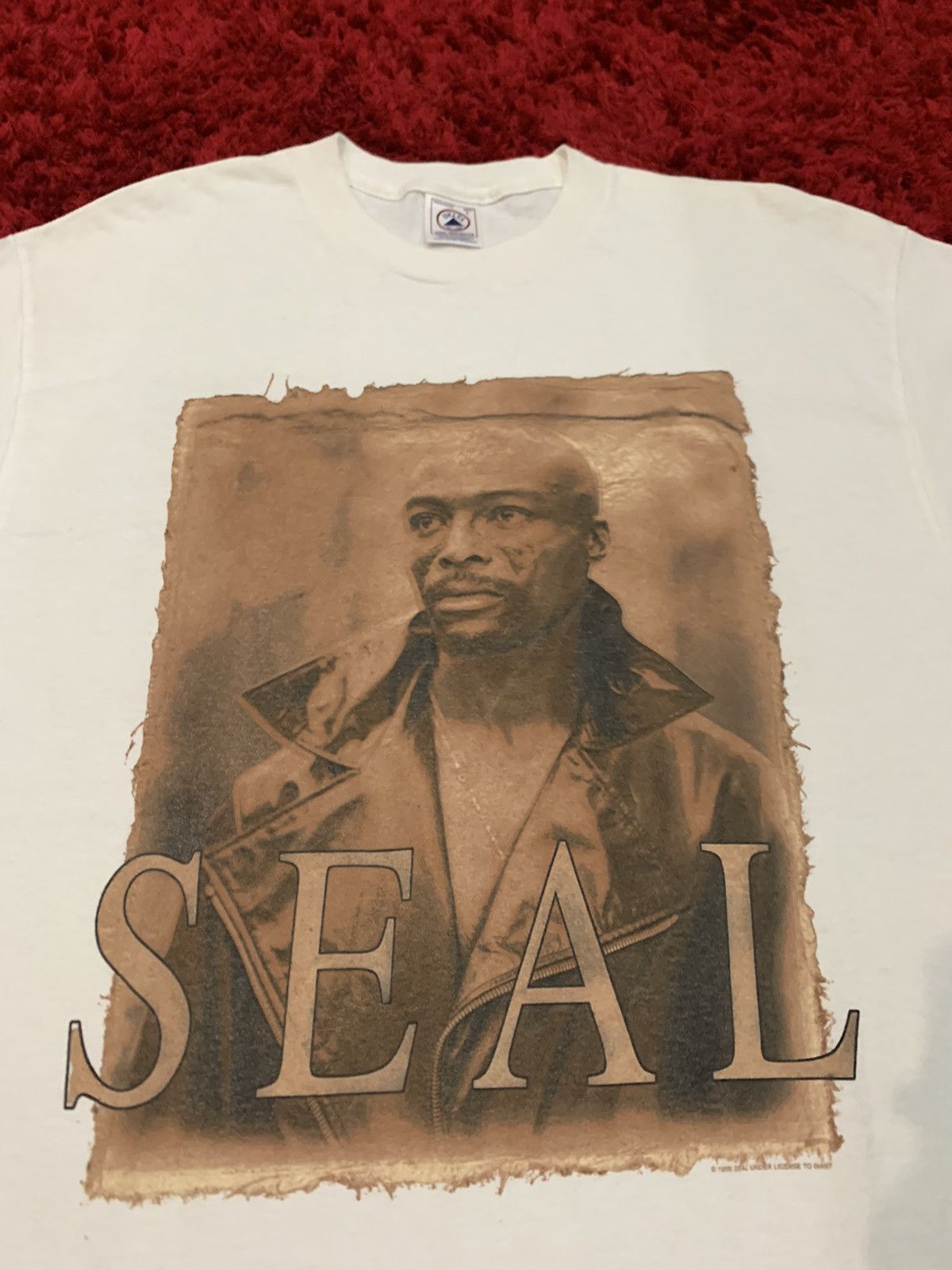 Rap Tees × Vintage Vintage Seal Tour 1999 Shirt, Rap Tee,Boys II Men Size US L / EU 52-54 / 3 - 1 Thumbnail