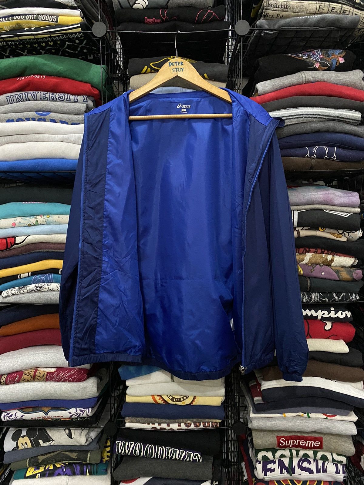 Asics Asics zipper sportwear sweater Size US L / EU 52-54 / 3 - 7 Thumbnail