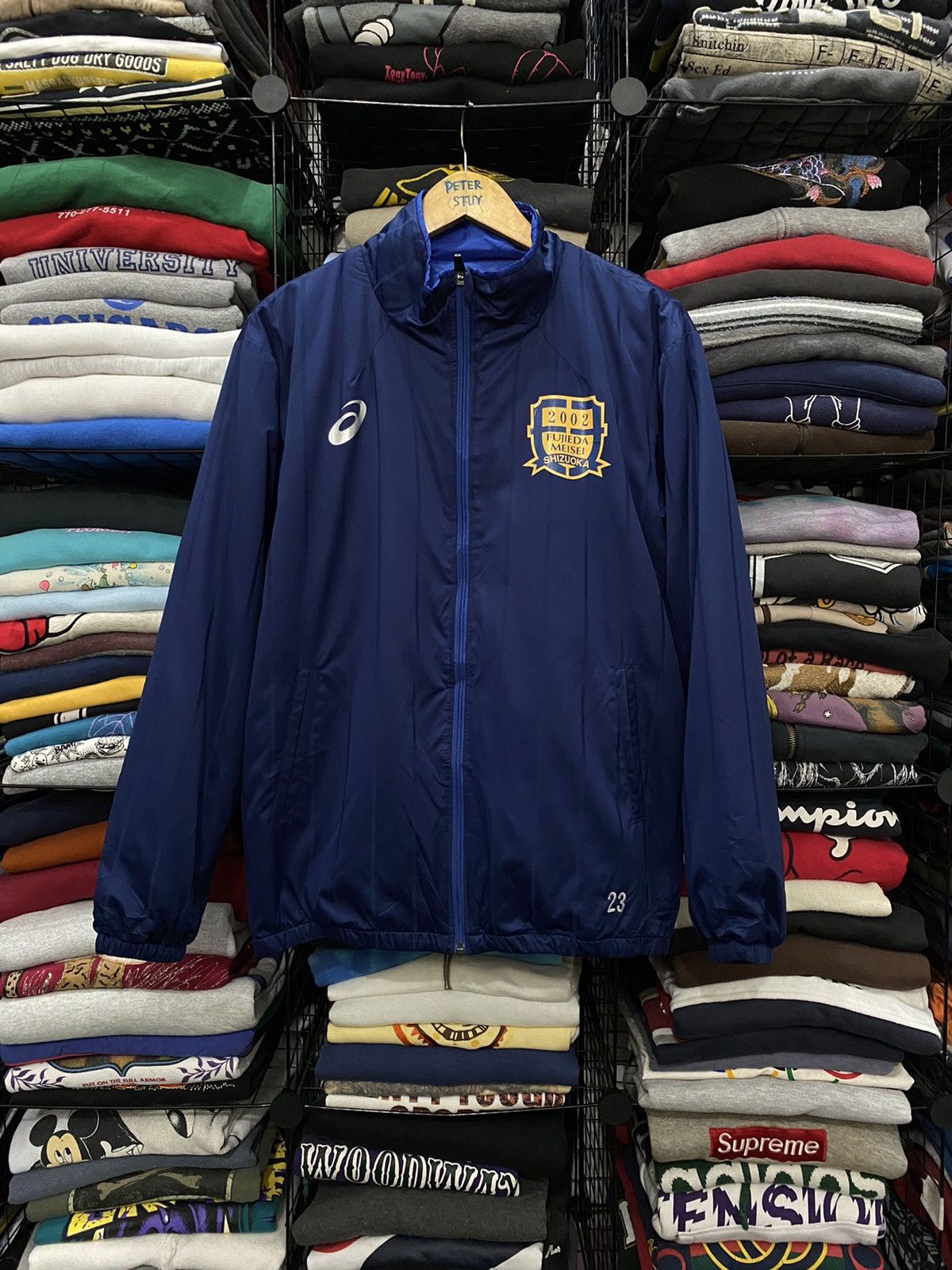 Asics Asics zipper sportwear sweater Size US L / EU 52-54 / 3 - 1 Thumbnail