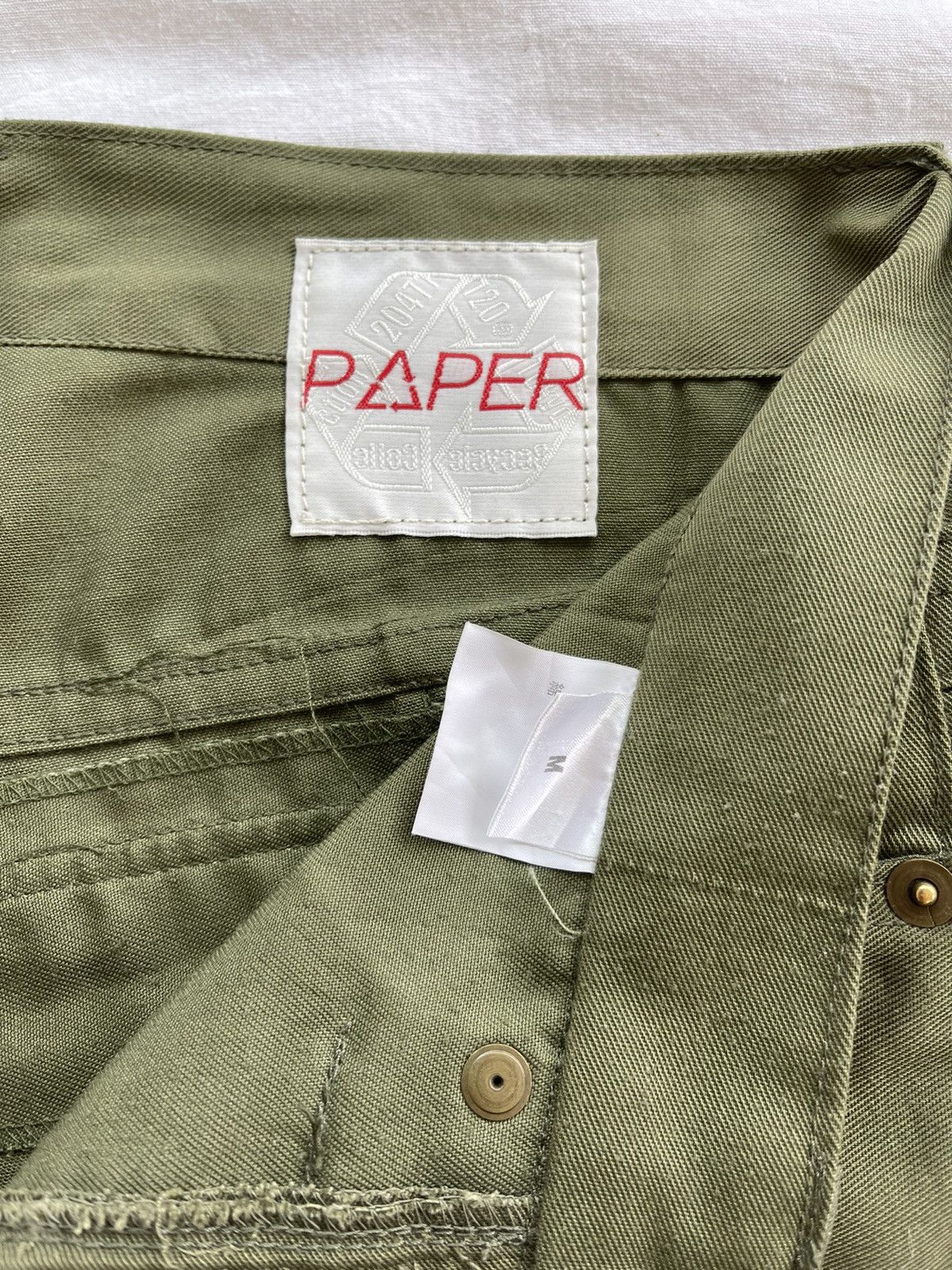 20471120 Paper Recycle SS2001 Collection Reconstructed Cargo Pants Size US 30 / EU 46 - 12 Thumbnail