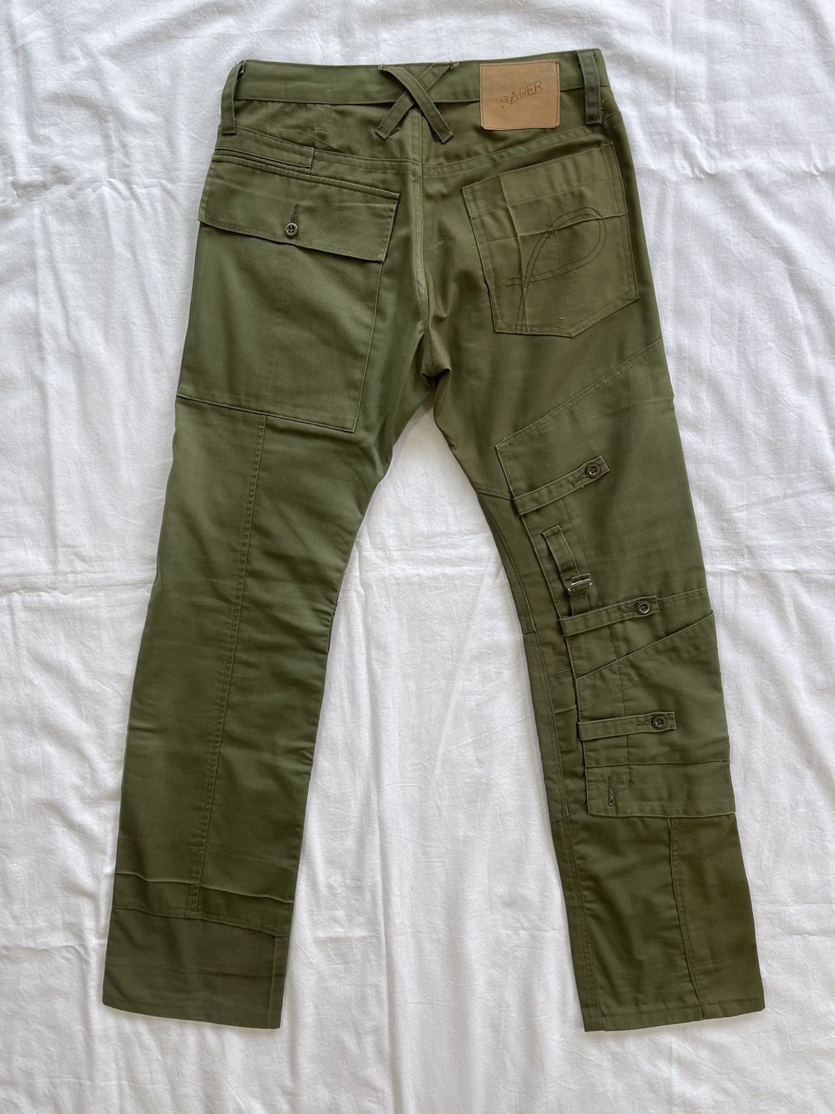 20471120 Paper Recycle SS2001 Collection Reconstructed Cargo Pants Size US 30 / EU 46 - 2 Thumbnail