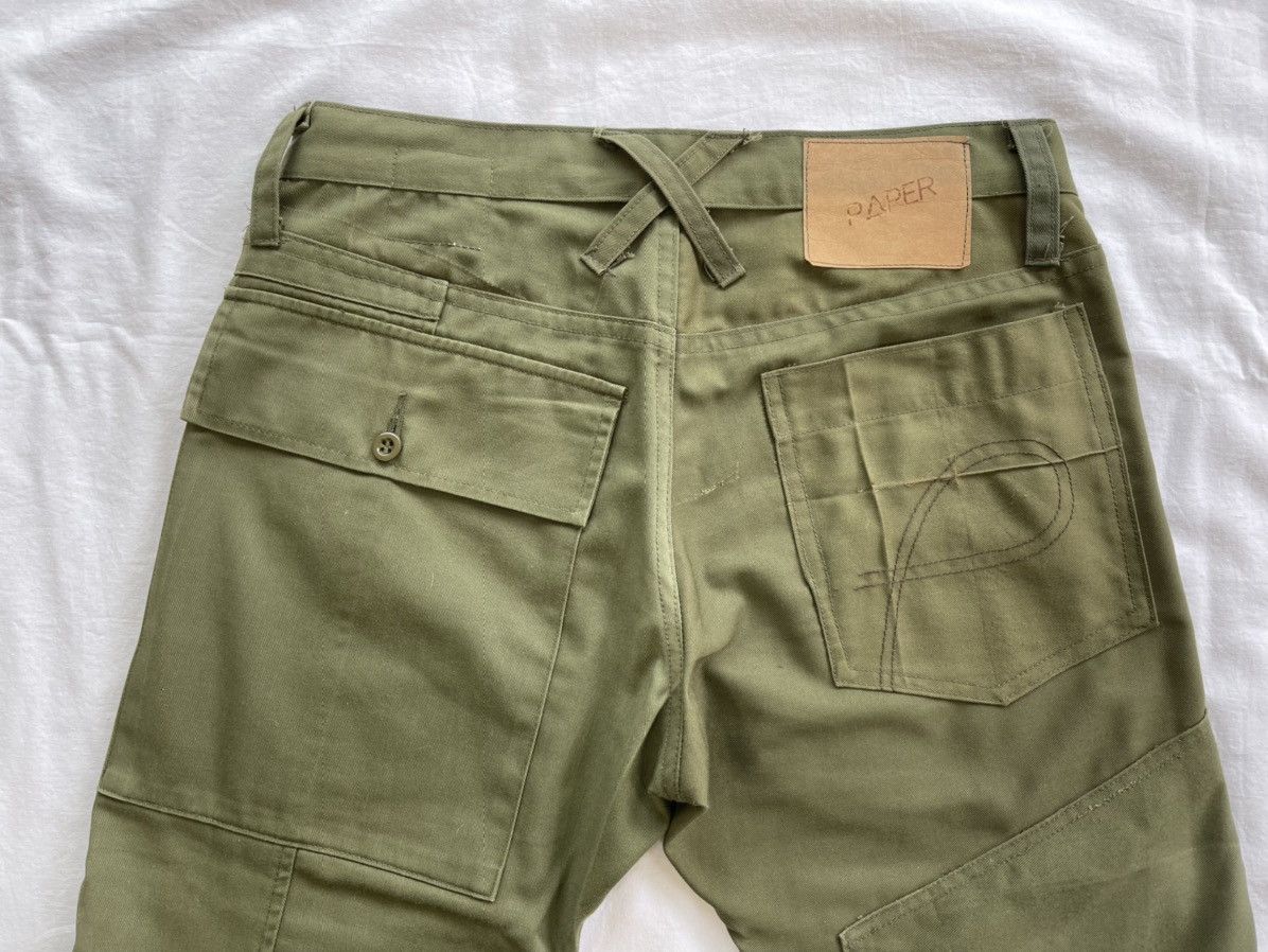 20471120 Paper Recycle SS2001 Collection Reconstructed Cargo Pants Size US 30 / EU 46 - 4 Thumbnail