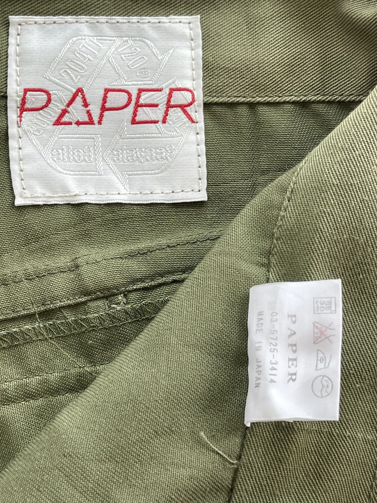 20471120 Paper Recycle SS2001 Collection Reconstructed Cargo Pants Size US 30 / EU 46 - 11 Thumbnail