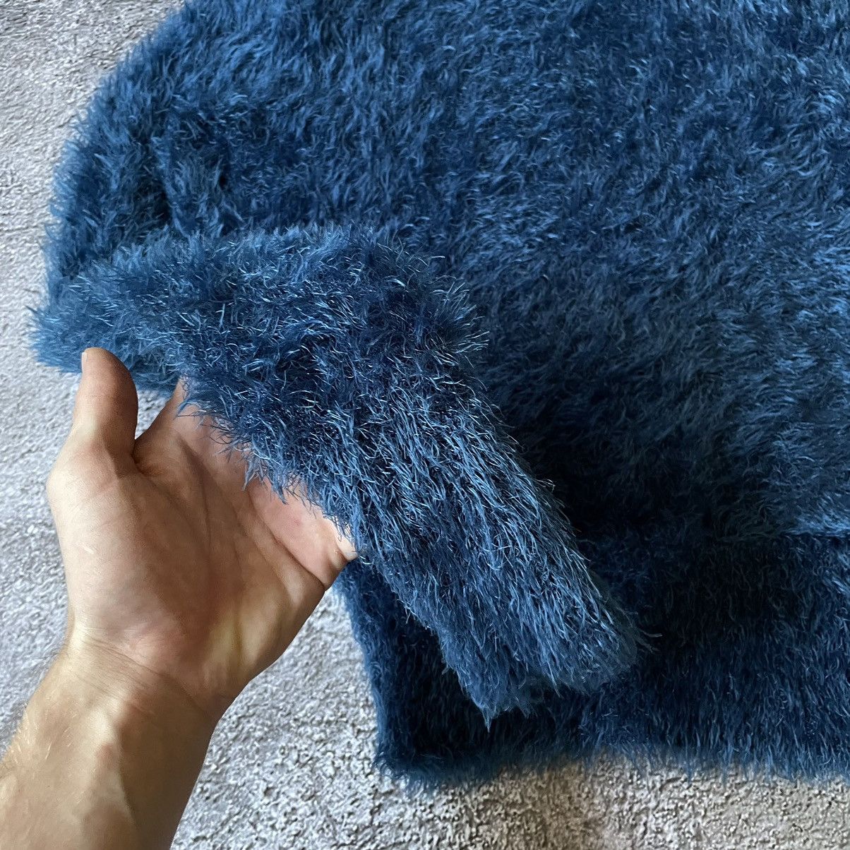 Vintage Vintage Y2K Mohair Sweater Fuzzy Knit Grunge Oversized S Size US S / EU 44-46 / 1 - 6 Thumbnail