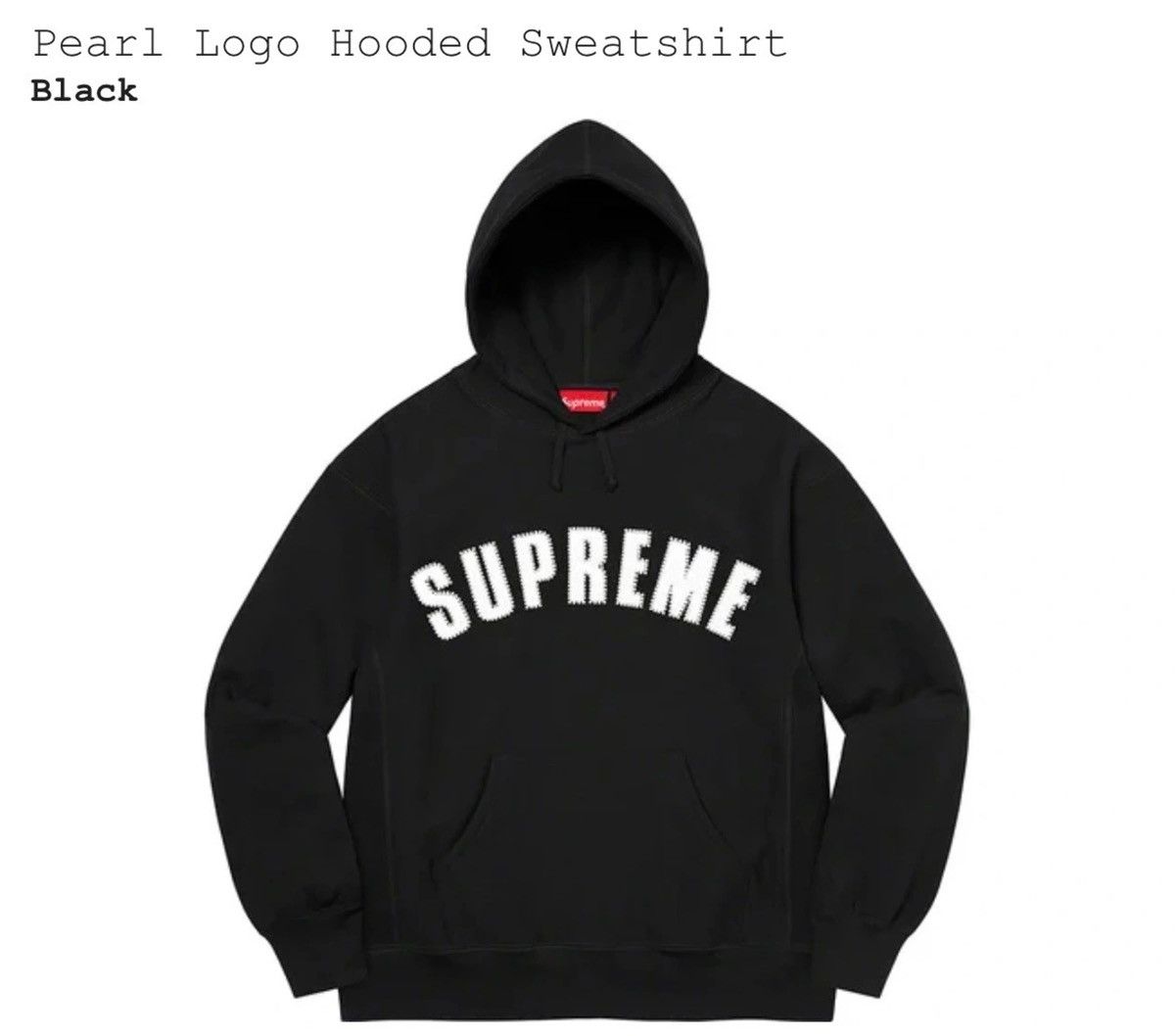 Supreme Supreme Pearl Logo Hooded Sweatshirt F/W 20 | Grailed