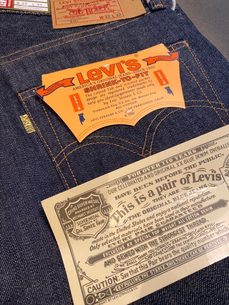 Levi's Vintage Clothing LVC 1971 Golden Ticket 501 Jeans