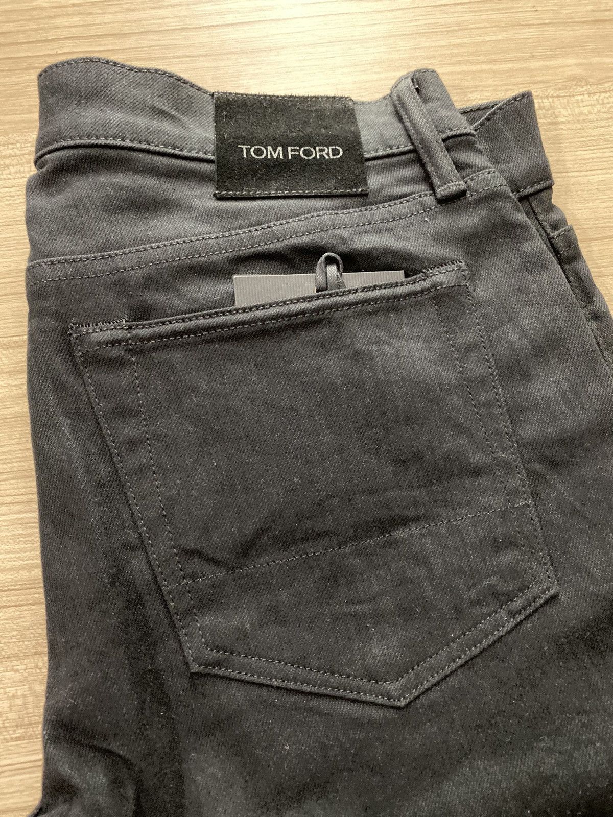 Tom Ford Tapered Black Selvedge Jeans Denim | Grailed