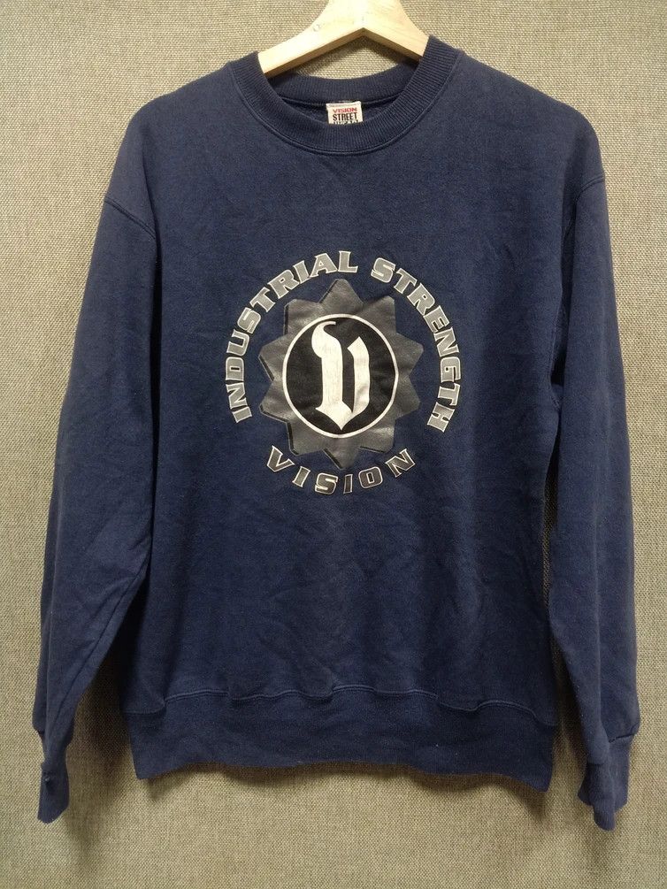 Vintage vintage 80s sweatshirt vision streetwear made in usa Size US S / EU 44-46 / 1 - 1 Thumbnail