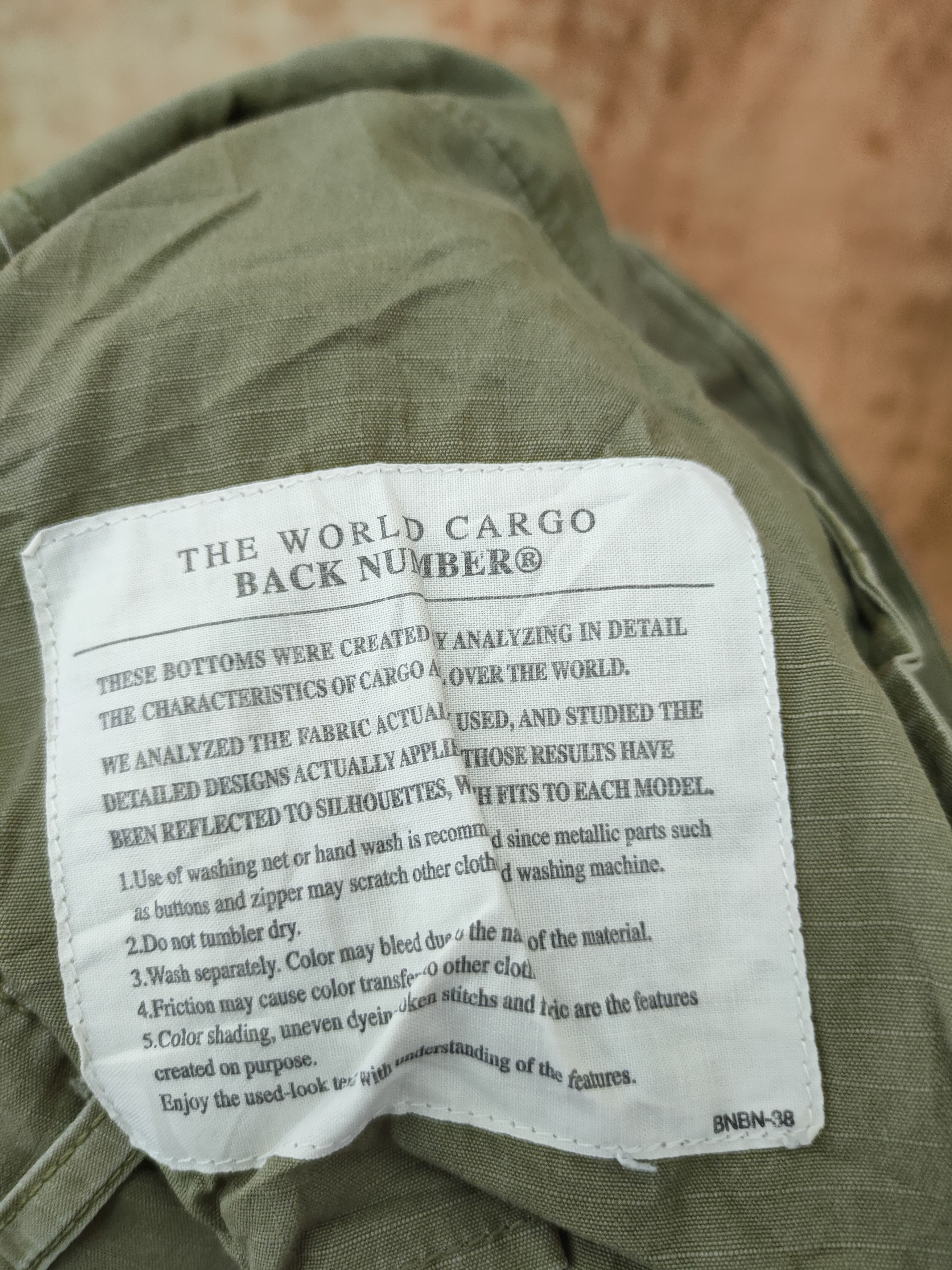 Japanese Brand DLL Back Number multi pocket tactical cargo pants #46-227 Size US 34 / EU 50 - 7 Thumbnail
