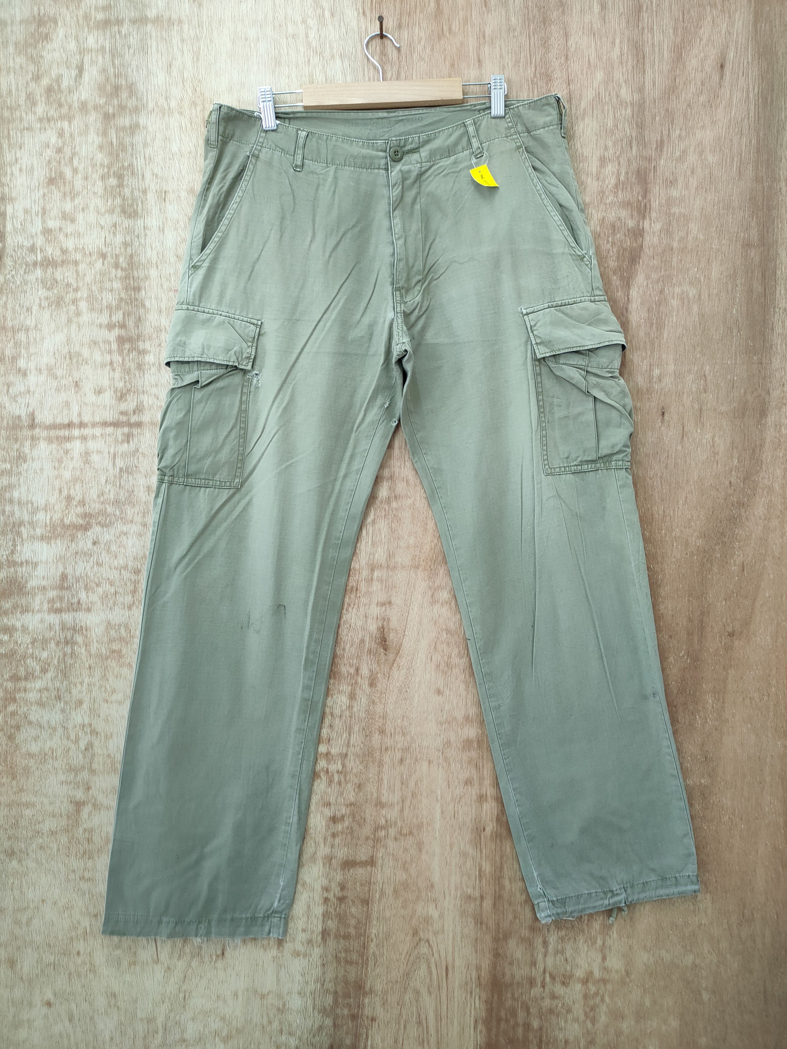 Japanese Brand DLL Back Number multi pocket tactical cargo pants #46-227 Size US 34 / EU 50 - 8 Thumbnail