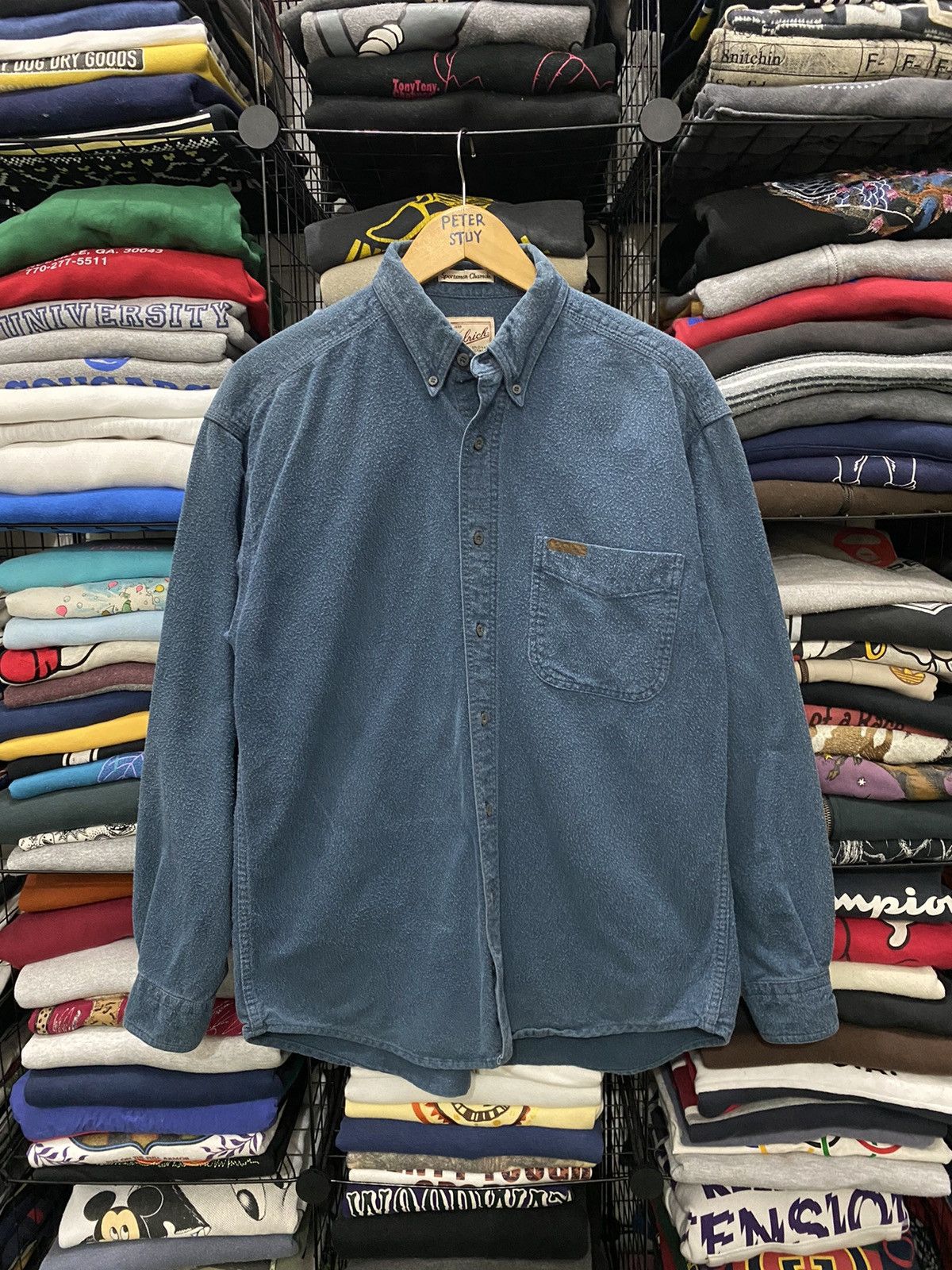 Vintage × Woolrich Woolen Mills Vintage woolrich sportsman chamois shirt Size US M / EU 48-50 / 2 - 1 Thumbnail
