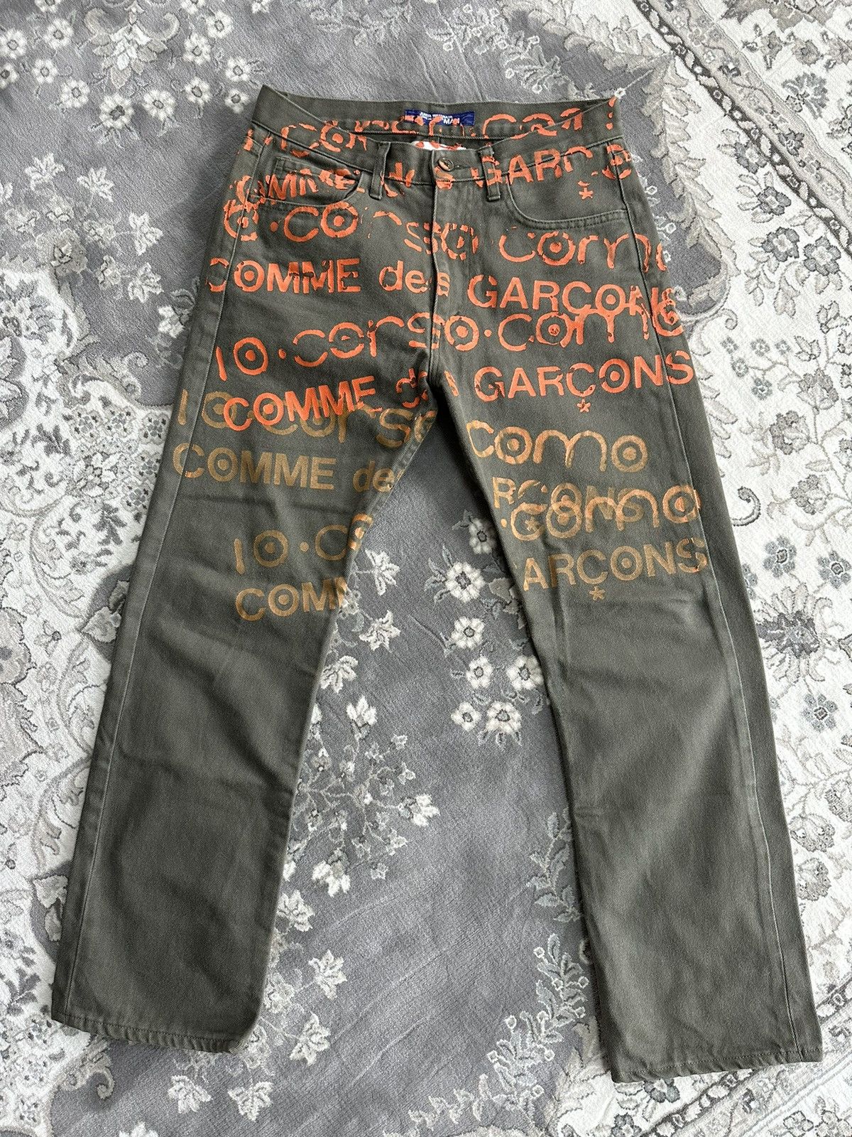 image of 10 Corso Como x Comme Des Garcons Comme Des Garcon X Junya Watanabe in Olive, Men's (Size 30)