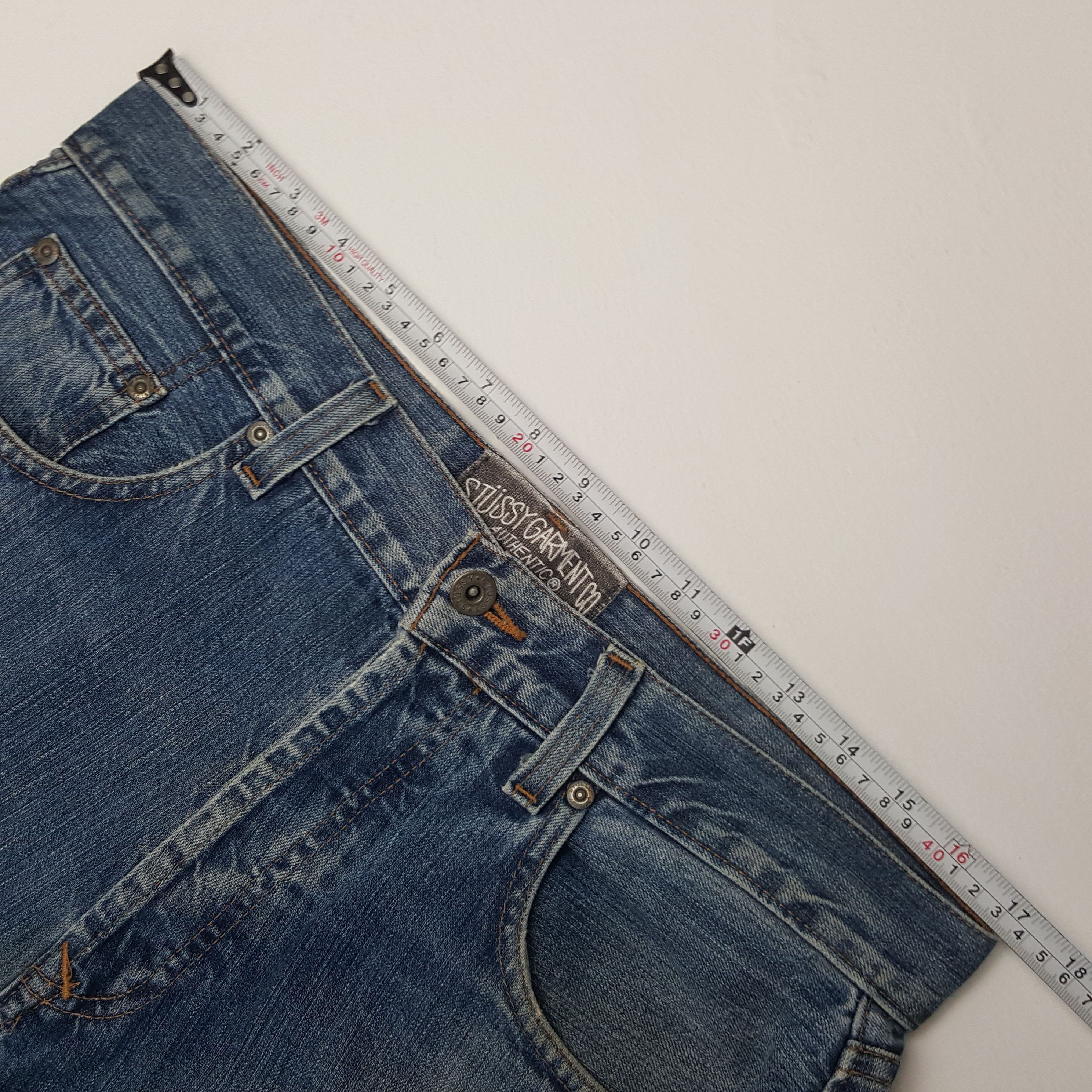 Stussy × Vintage Vintage Stussy Big Logo Custom Design Denim Size US 34 / EU 50 - 7 Thumbnail