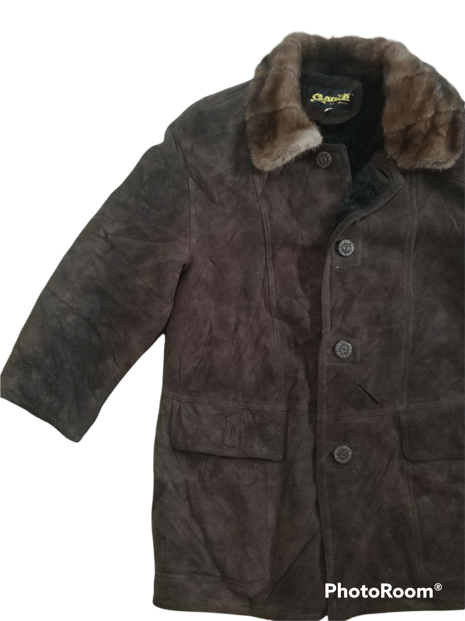 Japanese Brand 🔥Caudi Fur Fashion Faux Fur Leather Suede Jacket Size US M / EU 48-50 / 2 - 4 Thumbnail