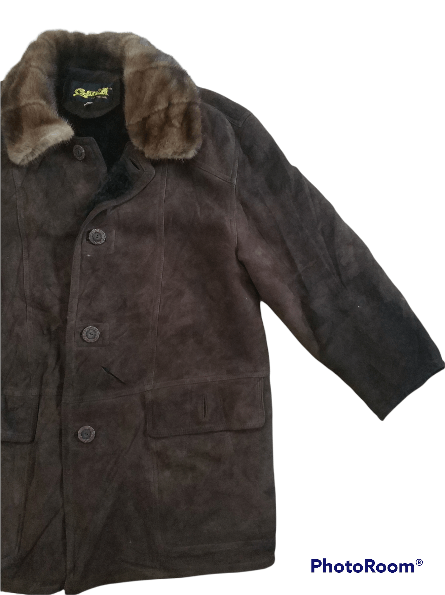 Japanese Brand 🔥Caudi Fur Fashion Faux Fur Leather Suede Jacket Size US M / EU 48-50 / 2 - 3 Thumbnail