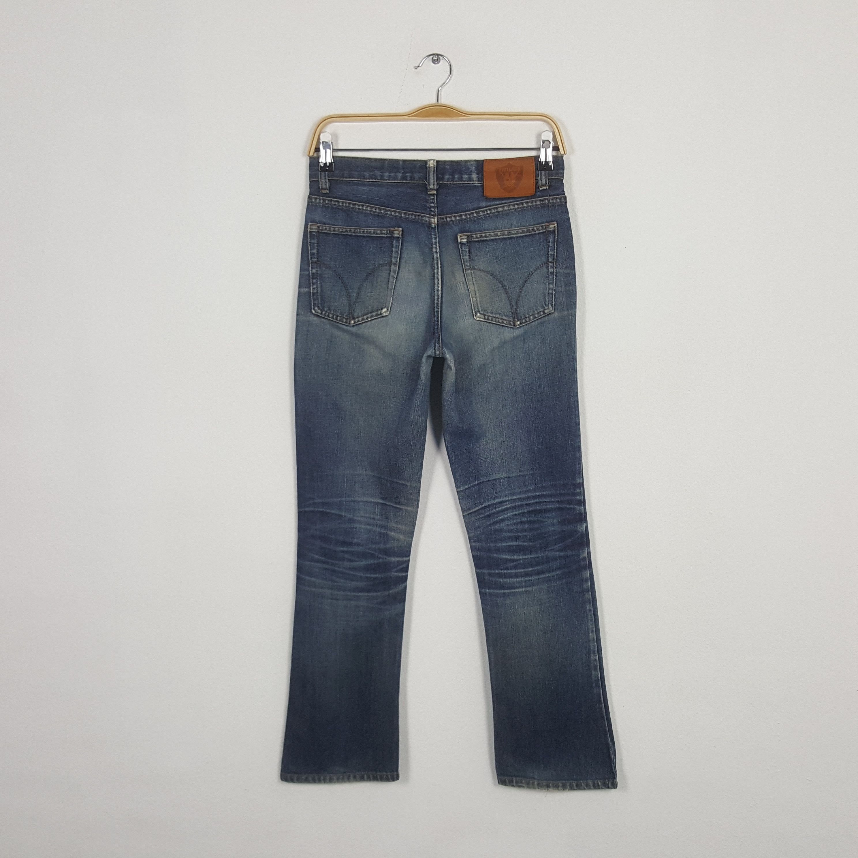 Band Tees × Hysteric Glamour × Vintage Vintage Hysteric Glamour Face Custom Japanese Denim Jeans Size 28" / US 6 / IT 42 - 4 Thumbnail
