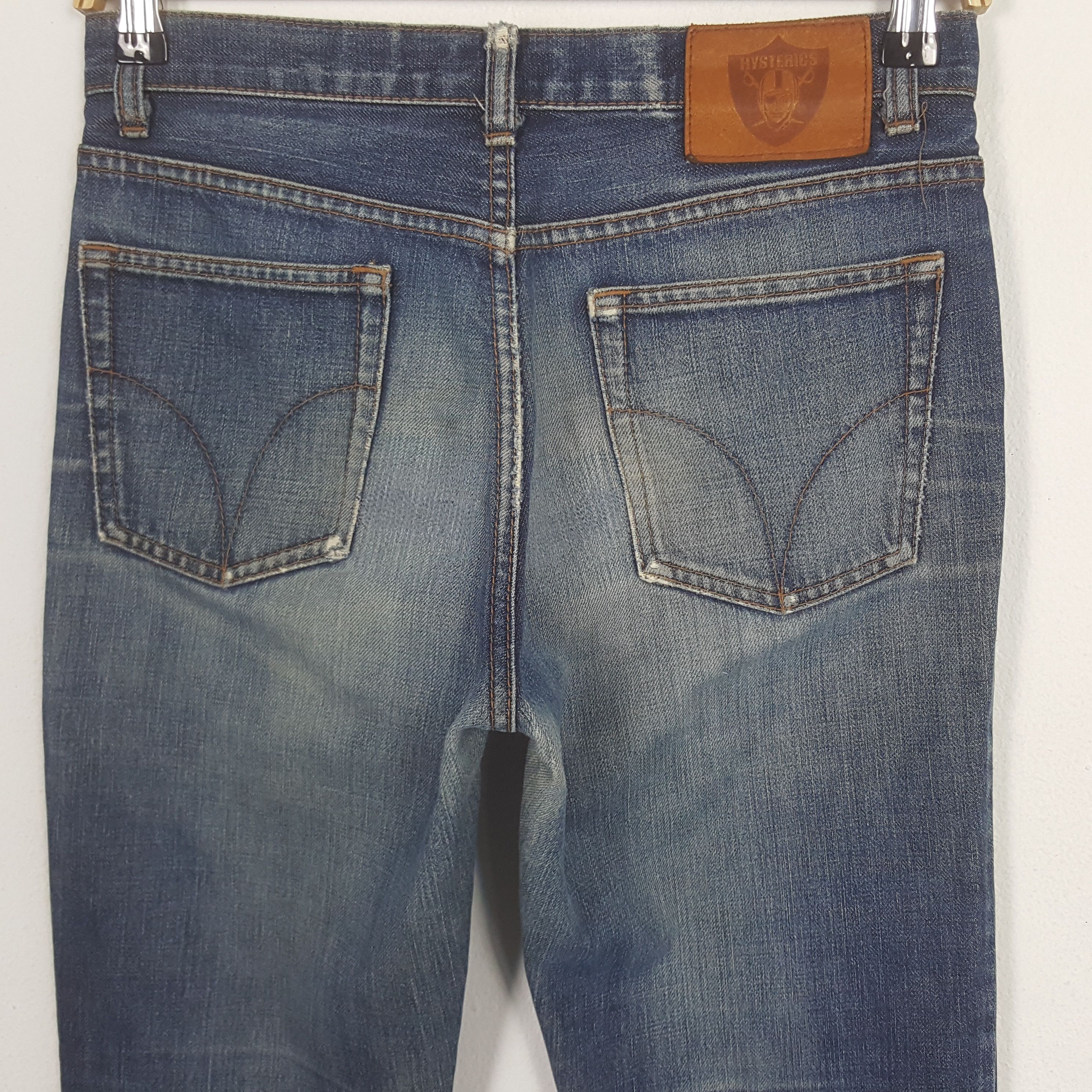 Band Tees × Hysteric Glamour × Vintage Vintage Hysteric Glamour Face Custom Japanese Denim Jeans Size 28" / US 6 / IT 42 - 5 Thumbnail