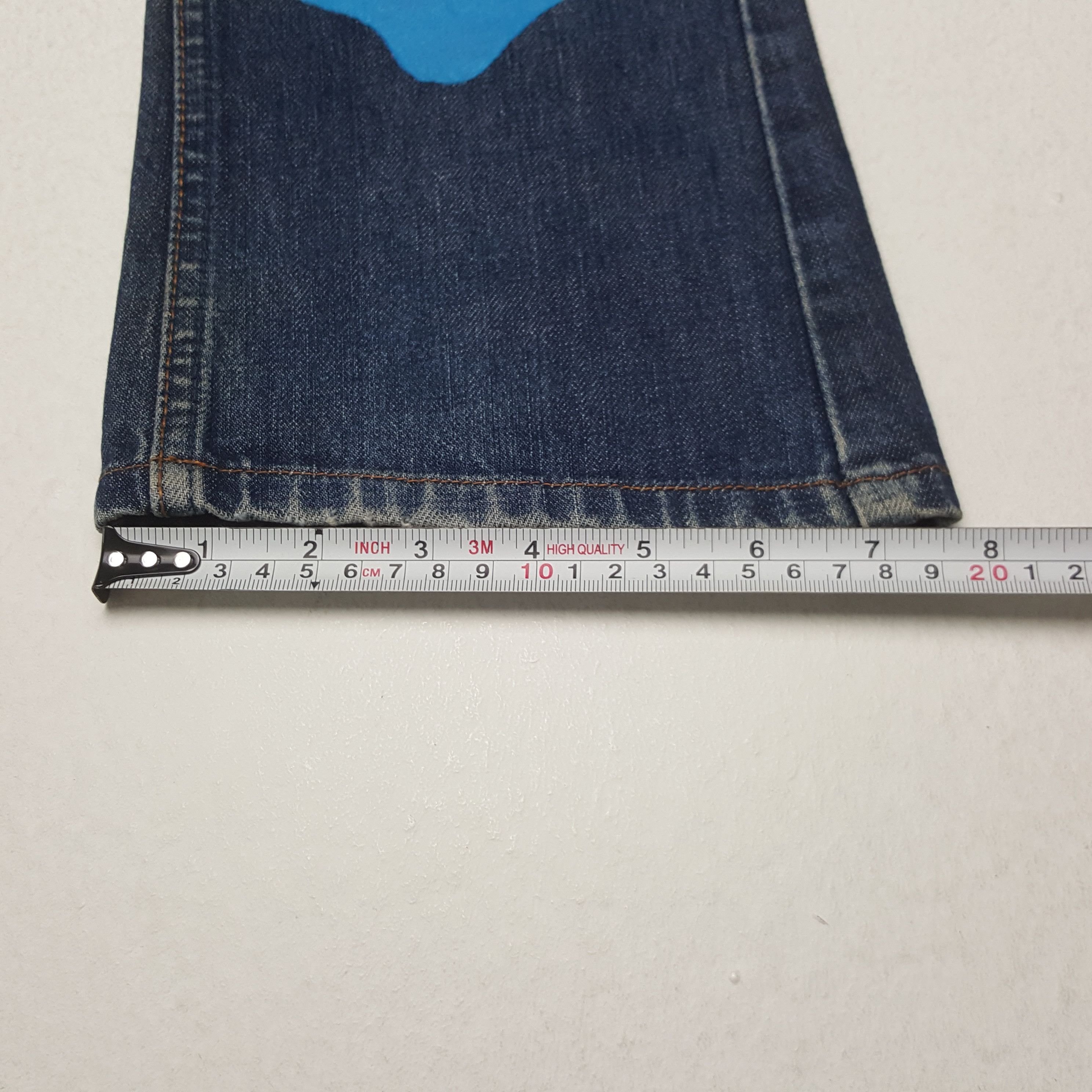 Band Tees × Hysteric Glamour × Vintage Vintage Hysteric Glamour Face Custom Japanese Denim Jeans Size 28" / US 6 / IT 42 - 11 Thumbnail
