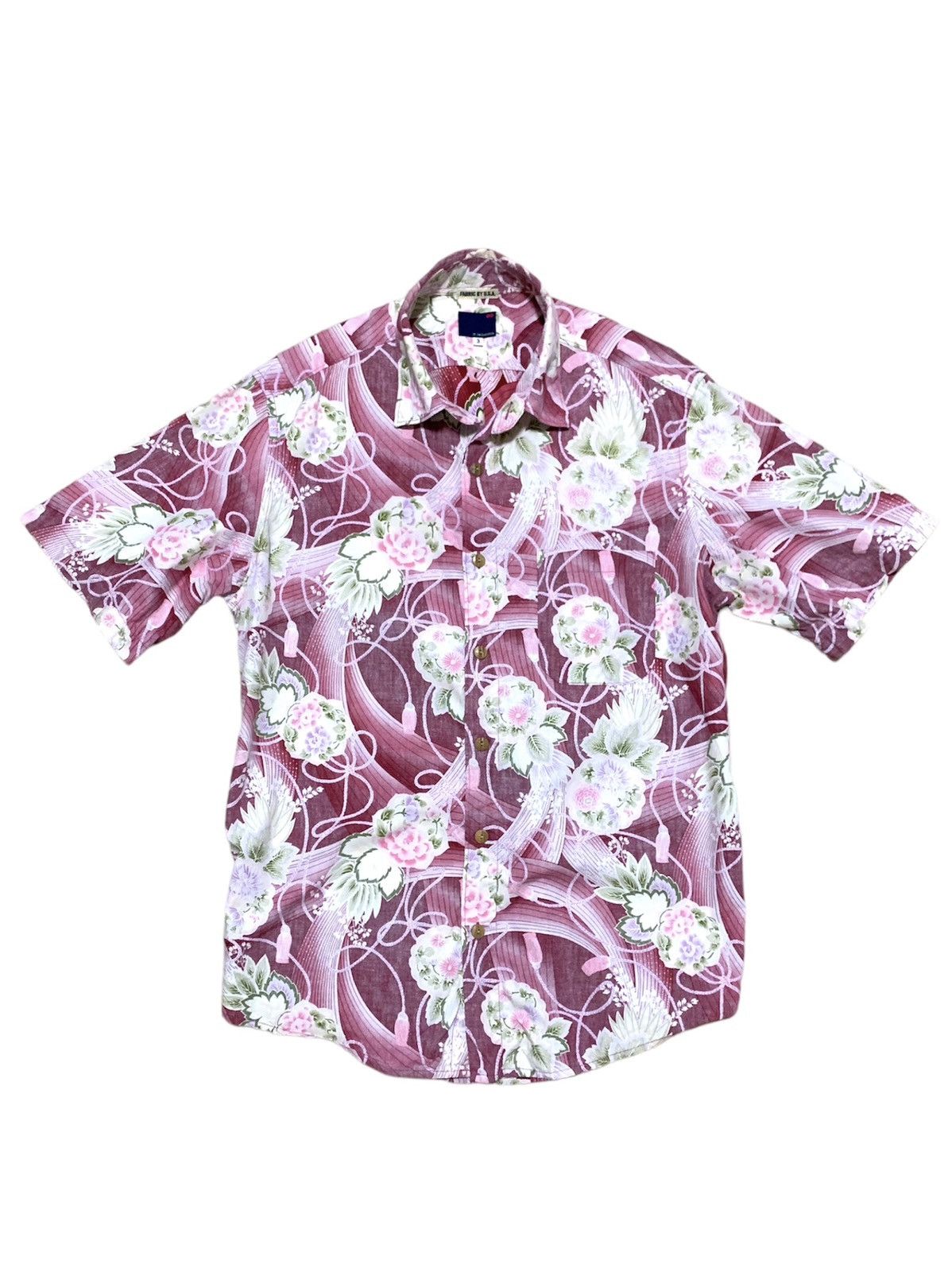 Takeo Kikuchi Reverse Fabric Beach Wear Wooden Button