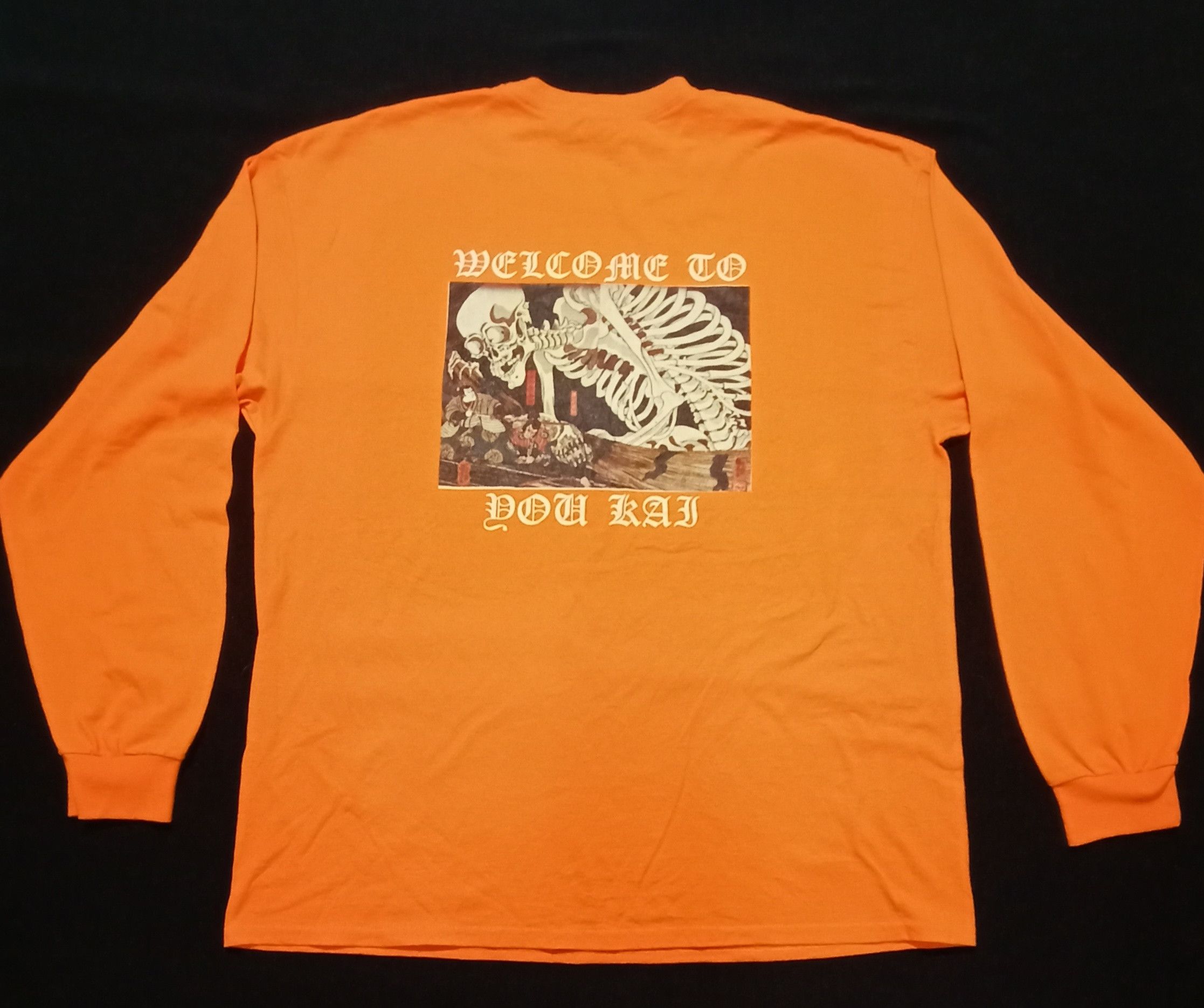 Japanese Brand Shiragami Yokai Death Angel Gashadokuro Ukiyo-e Hokusai Size US XL / EU 56 / 4 - 3 Thumbnail