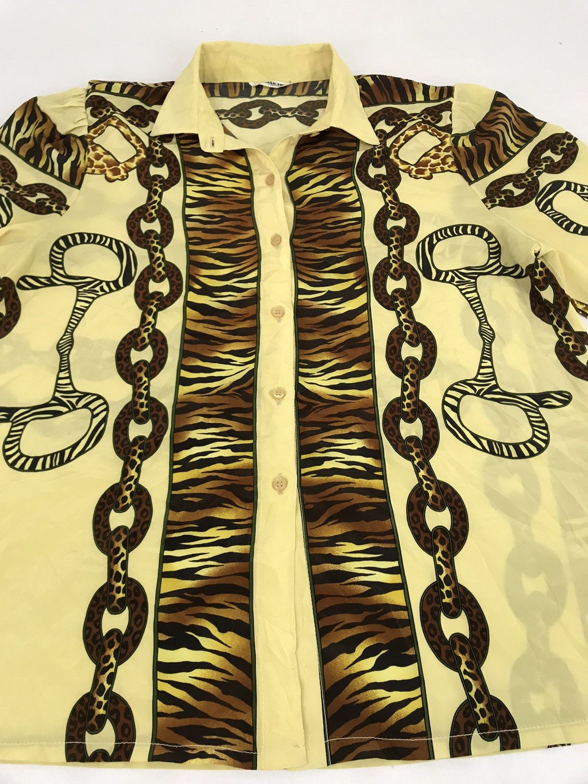 Vintage Vintage Baroque Luxury Fashion Designer Button Down Shirt Size US M / EU 48-50 / 2 - 3 Thumbnail