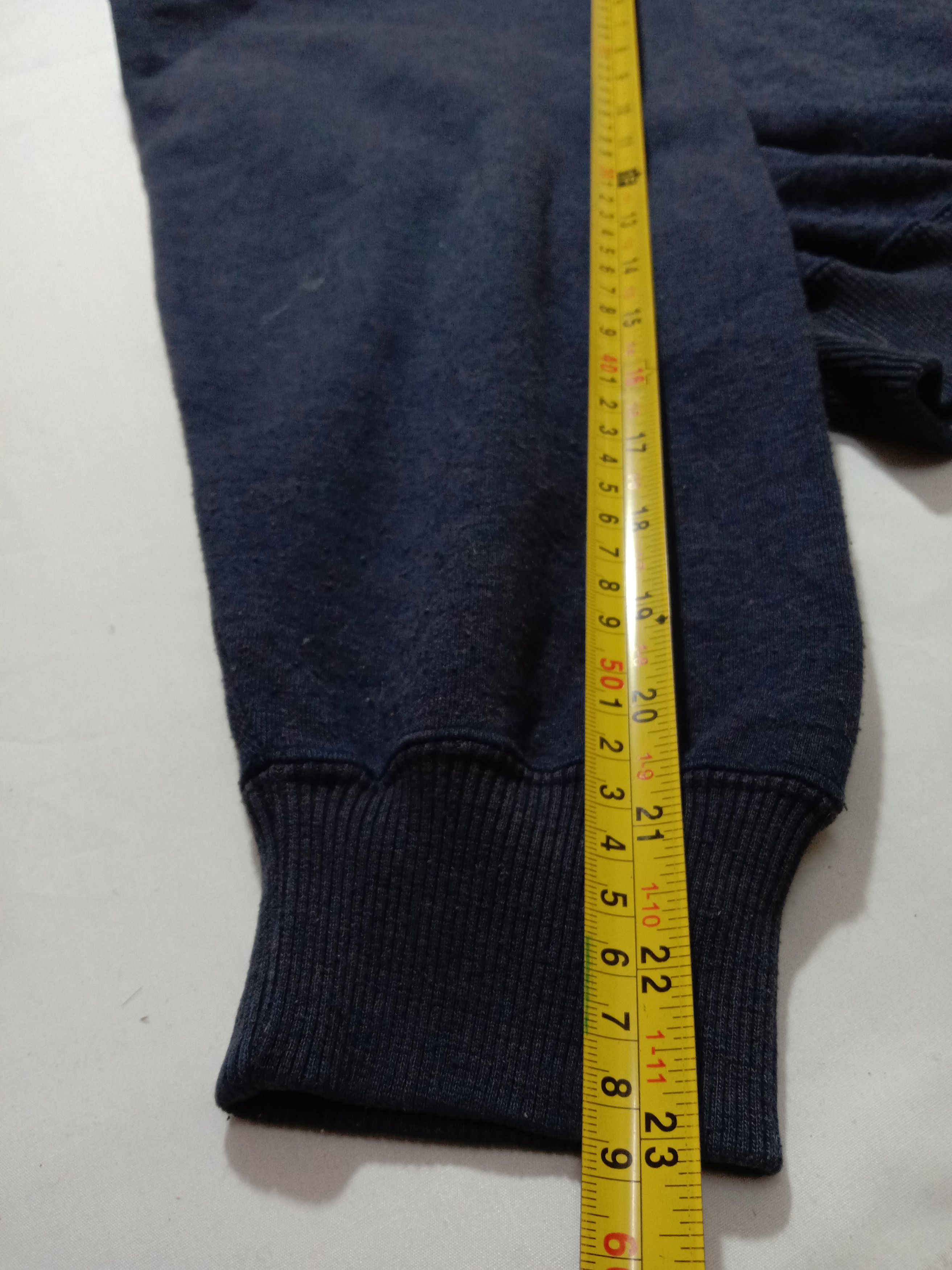 Japanese Brand Kiki Sweatshirts Big Spell Out Logo Dark Blue Color Size US L / EU 52-54 / 3 - 8 Thumbnail