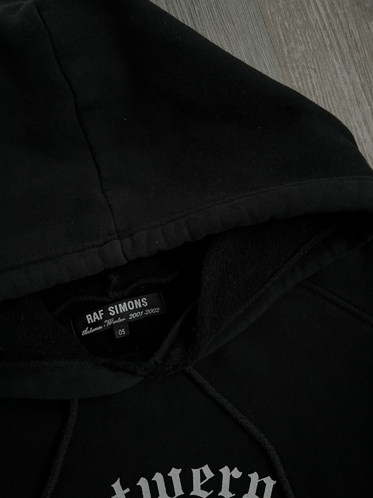 Raf Simons AW2001-2002 Raf Simons Riot Riot Riot Antwerp Belgium Hoodie Size US XL / EU 56 / 4 - 4 Thumbnail