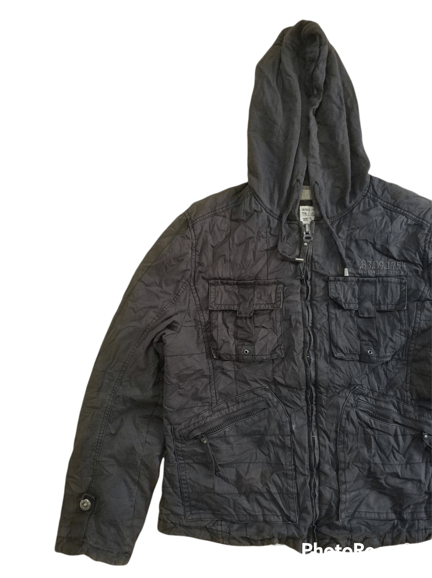 Japanese Brand 🔥Sun Faded TBJ Jeans Hoodie Zipper Jacket Size US M / EU 48-50 / 2 - 7 Thumbnail