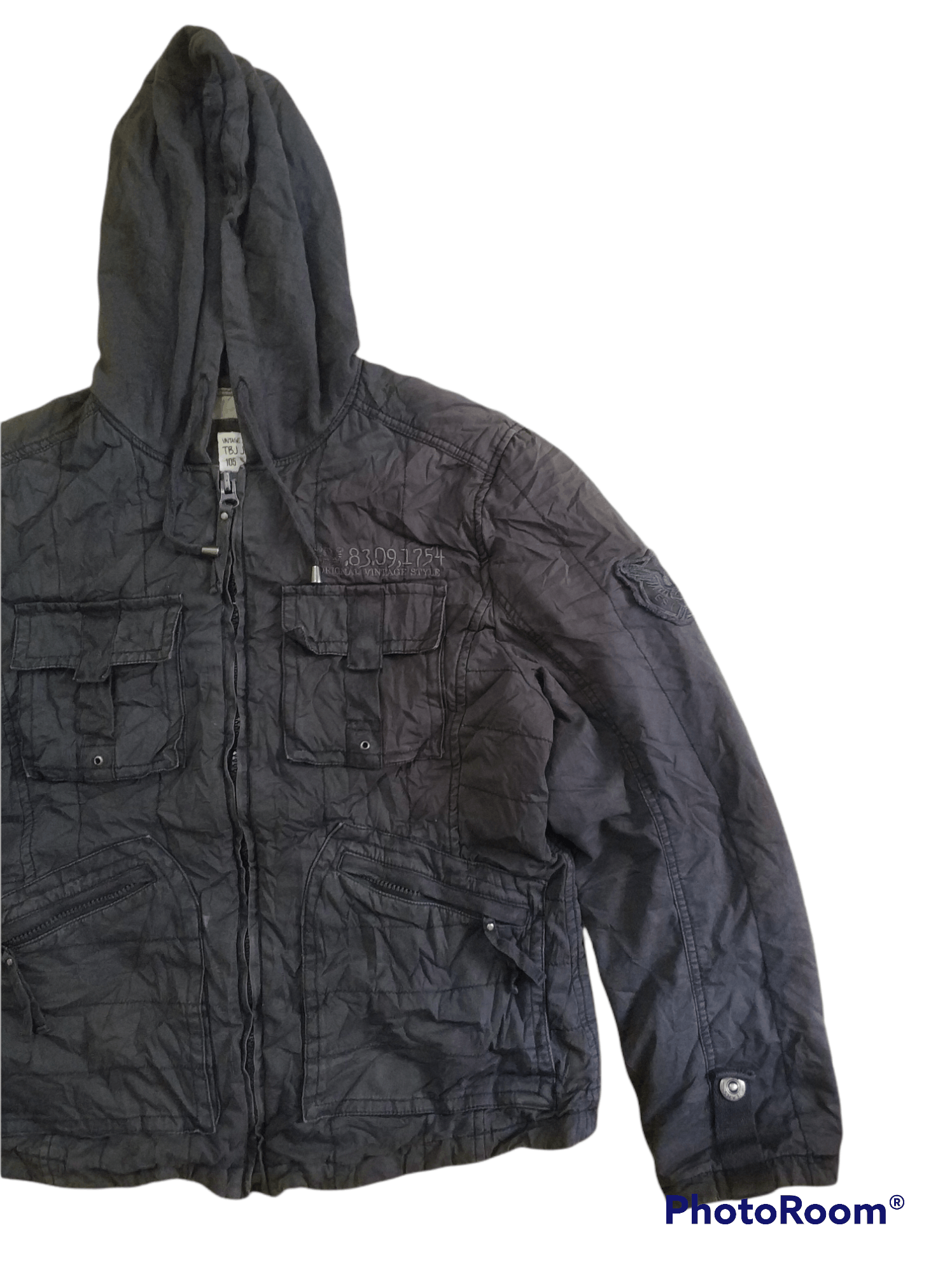 Japanese Brand 🔥Sun Faded TBJ Jeans Hoodie Zipper Jacket Size US M / EU 48-50 / 2 - 6 Thumbnail