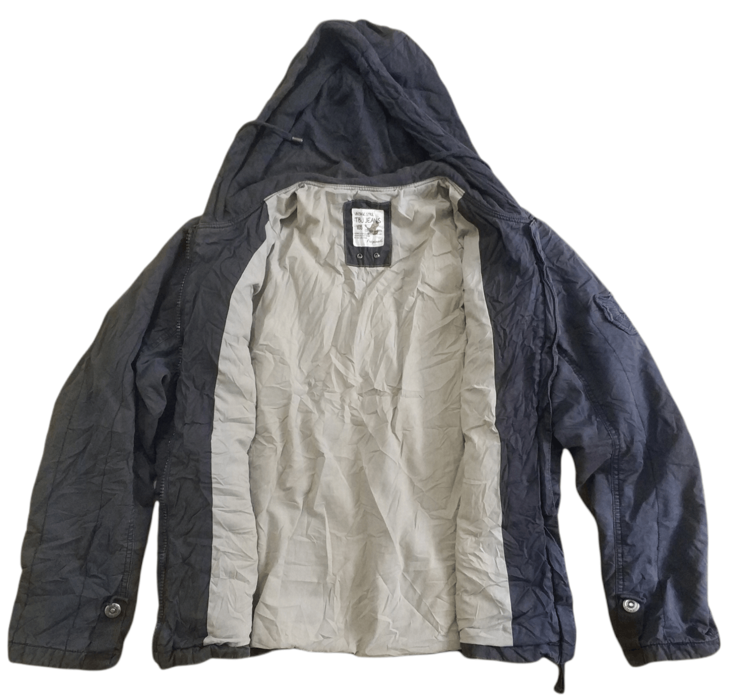 Japanese Brand 🔥Sun Faded TBJ Jeans Hoodie Zipper Jacket Size US M / EU 48-50 / 2 - 2 Thumbnail