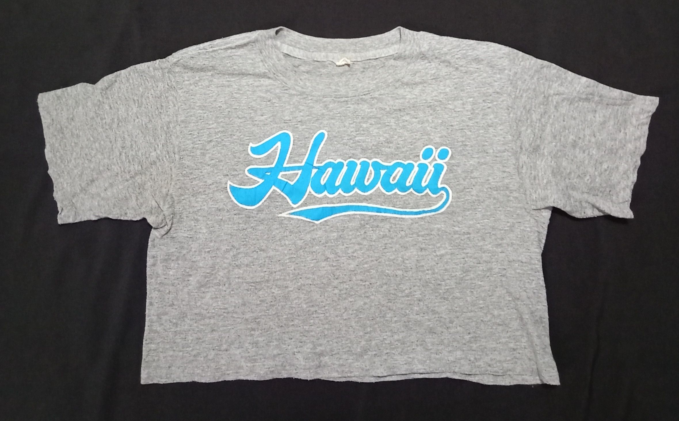 Vintage Rare Vintage 80s Crop Tee Hawaii Made in USA Size M / US 6-8 / IT 42-44 - 1 Thumbnail